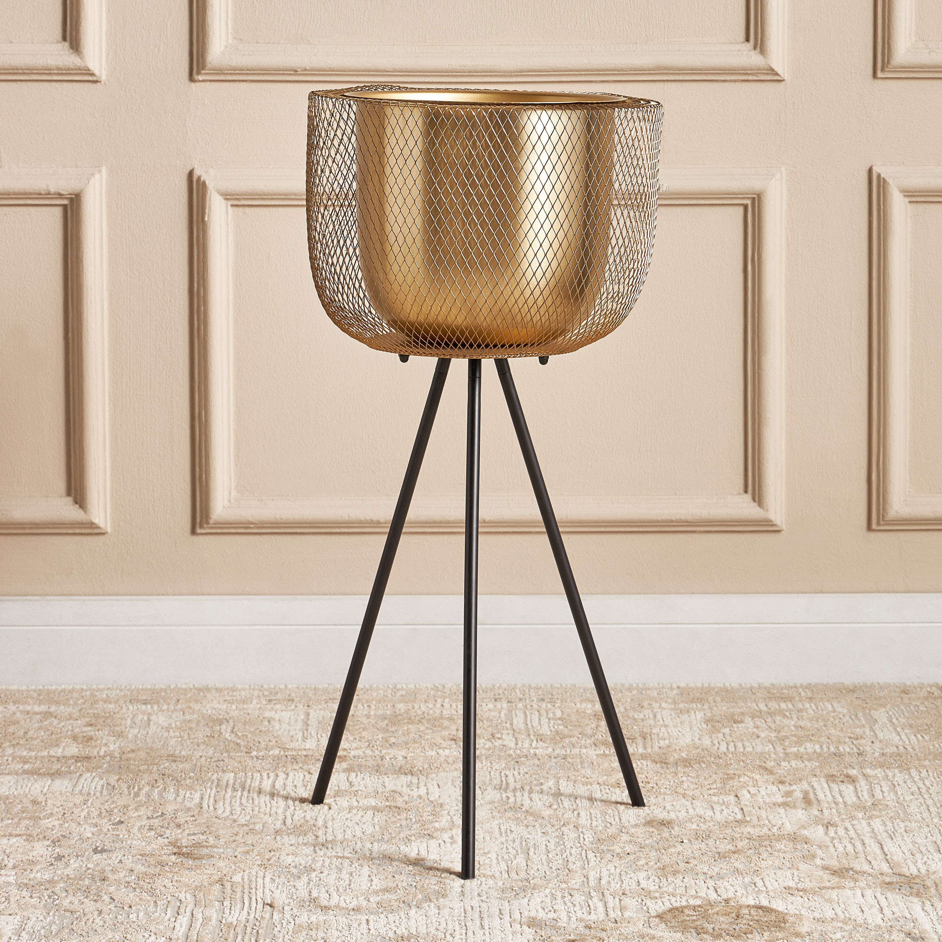 Knight Metal Planter with Stand - 73 cm