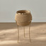 Natura Urna Seagress and Metal Planter with Stand - 70 cm-household-gardenandoutdoor-potsandplanters-planters-image-2