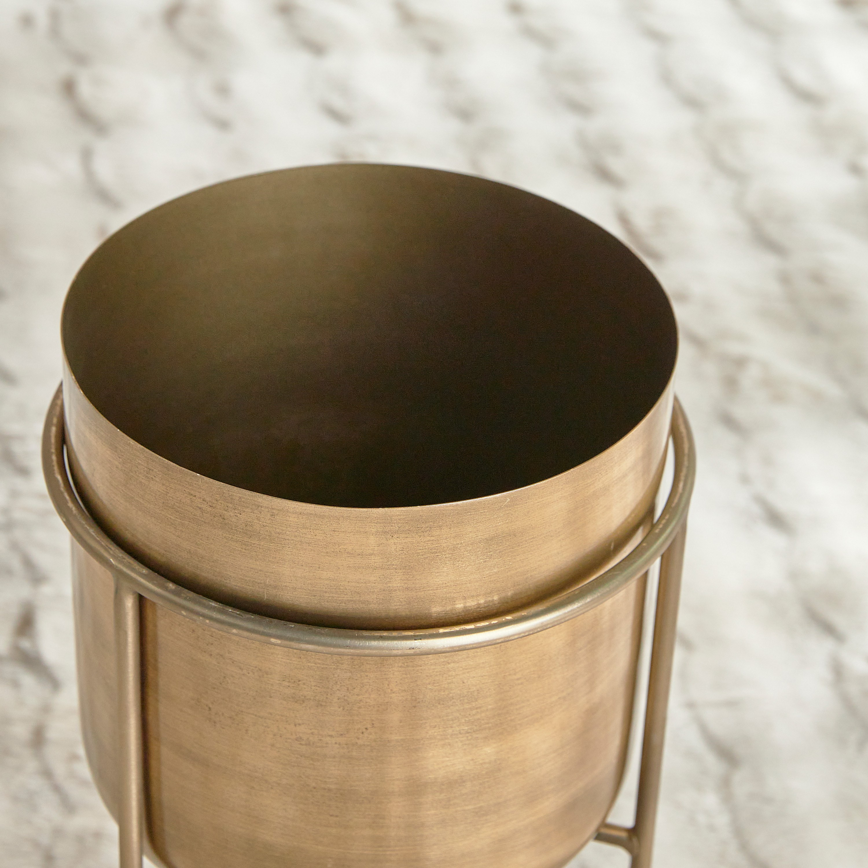 Metal Planter with Stand - 40 cm-household-gardenandoutdoor-potsandplanters-planters-image-4
