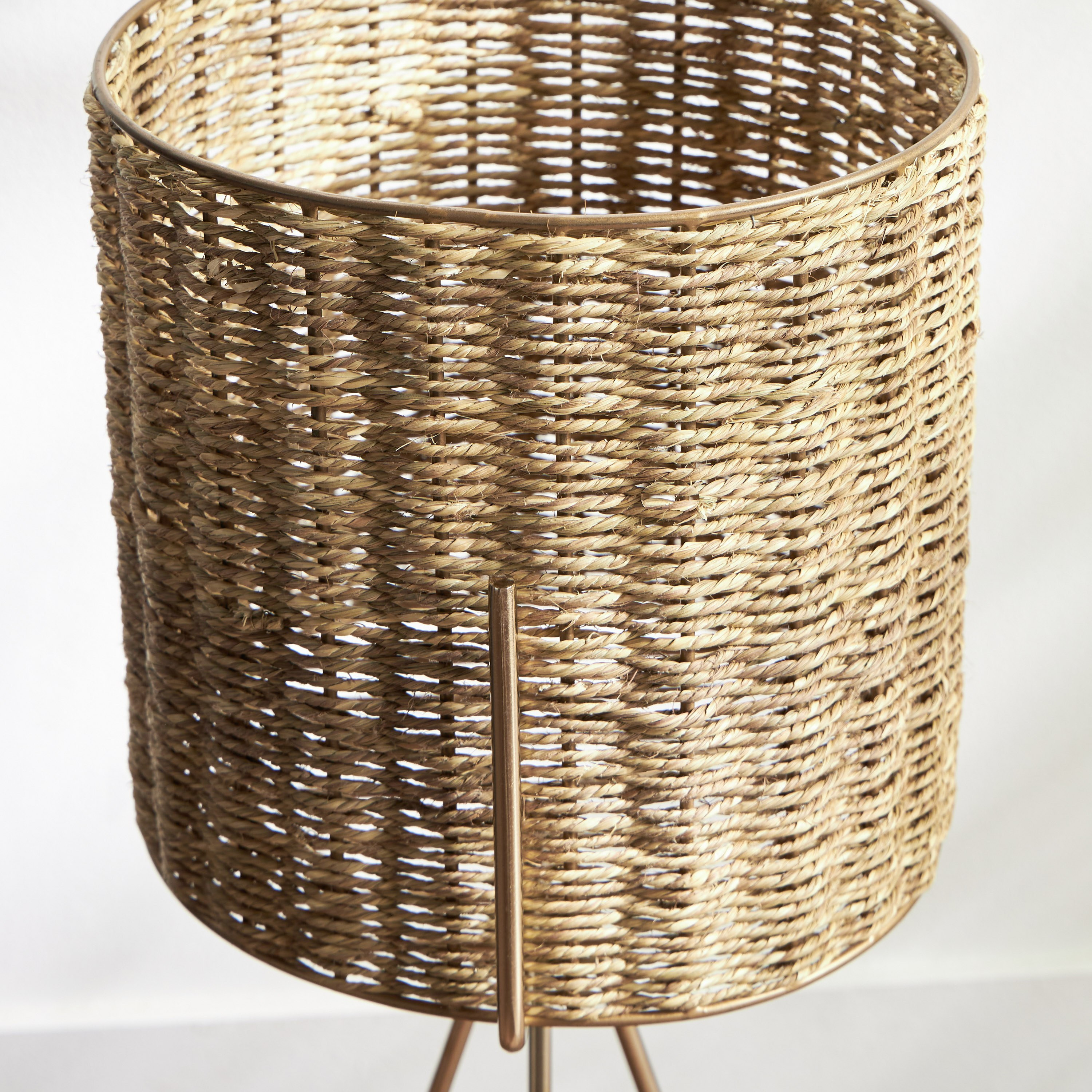 Natura Weave Planter with Tripod Stand-household-gardenandoutdoor-potsandplanters-planters-image-4