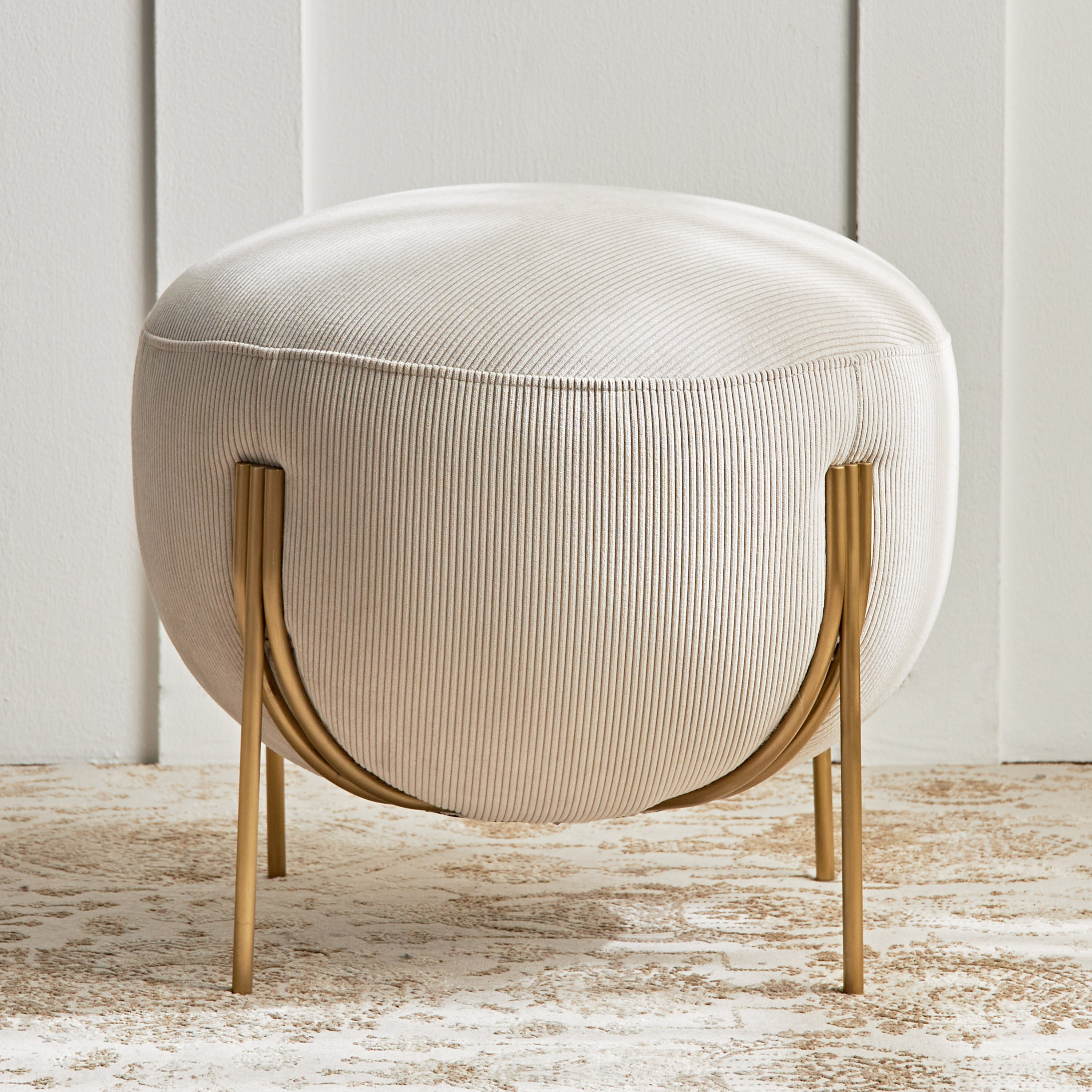 مسند قدم قماش - نشوى-furniture-sofaandseating-ottomansbeanbagsandpoufs-image-1