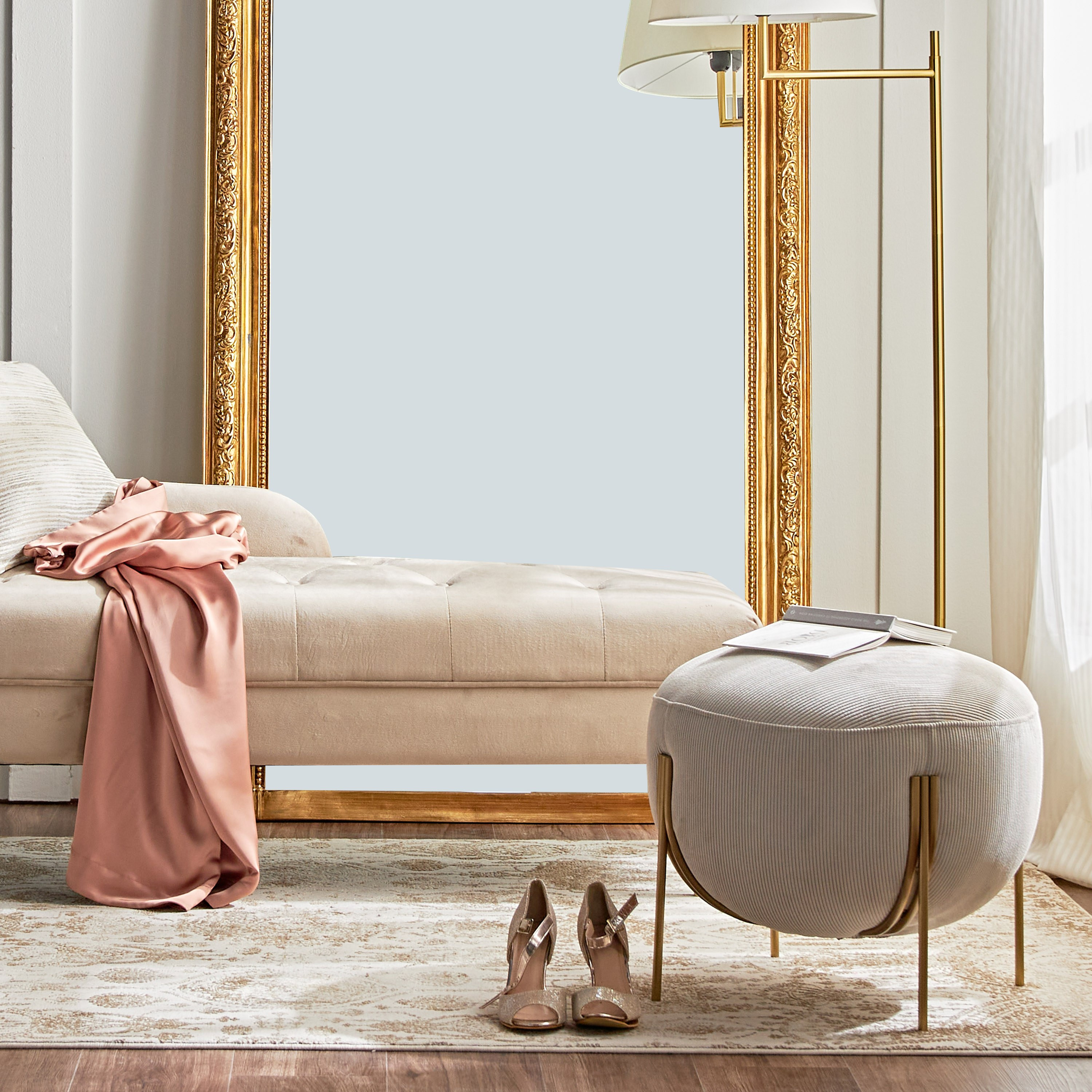 مسند قدم قماش - نشوى-furniture-sofaandseating-ottomansbeanbagsandpoufs-image-4