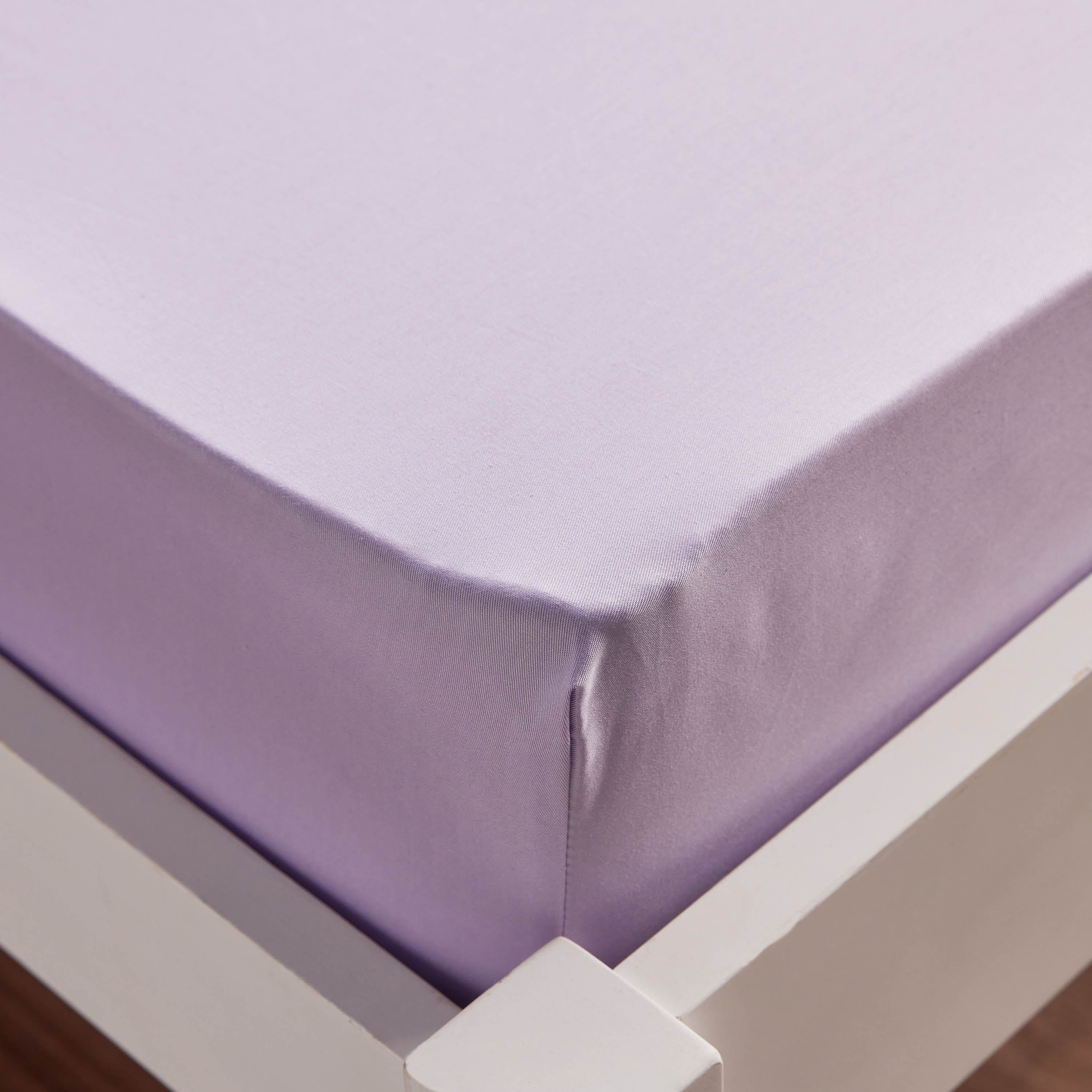 Weavistry Cotton 220 Thread Count Full Fitted Sheet - 120x200+33 cm-kids-beddingandwindows-bedding-fittedandflatsheets-image-1