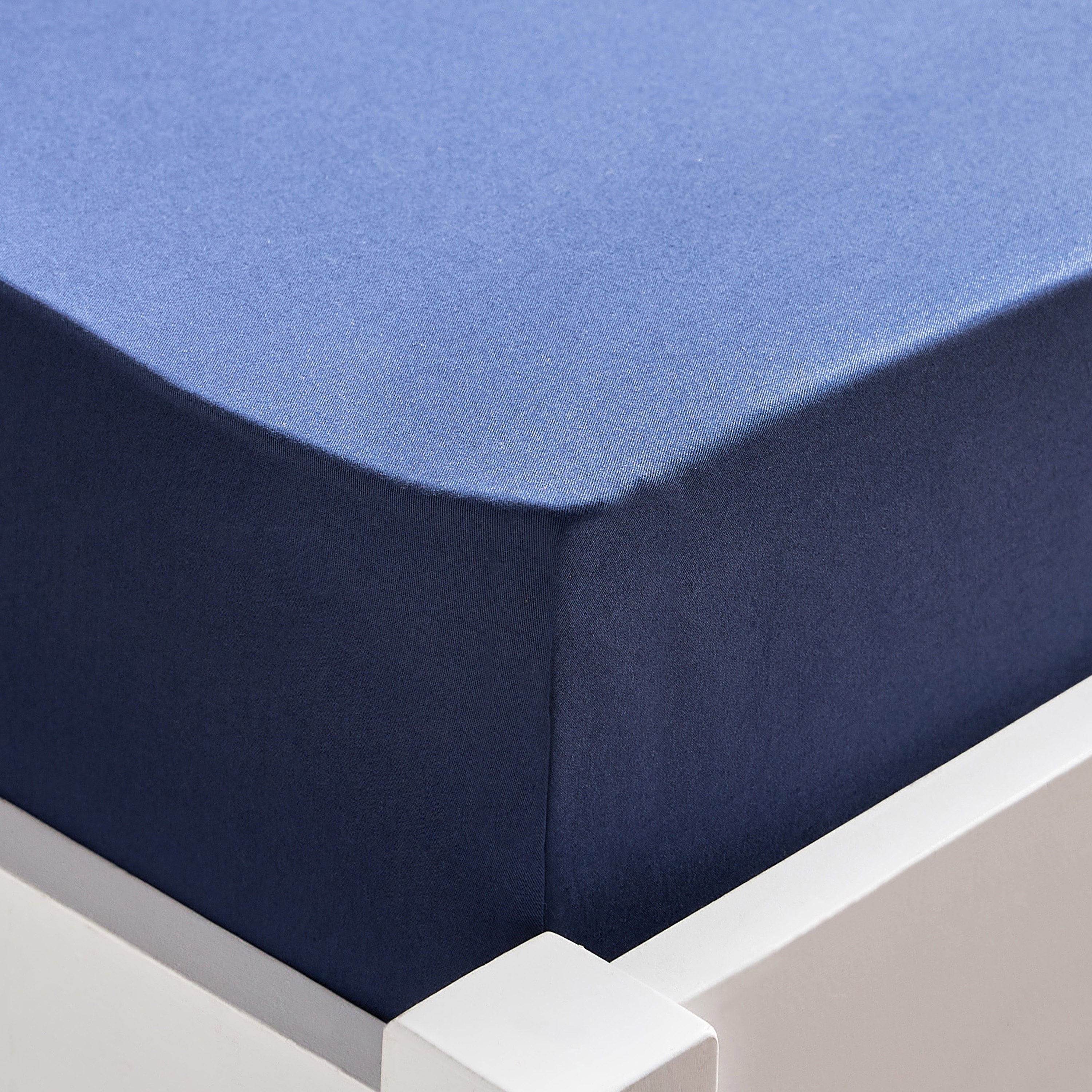 Weavistry Cotton 220 Thread Count Single Fitted Sheet - 90x200 cm-babyandkids-beddingandwindows-bedding-fittedandflatsheets-image-1