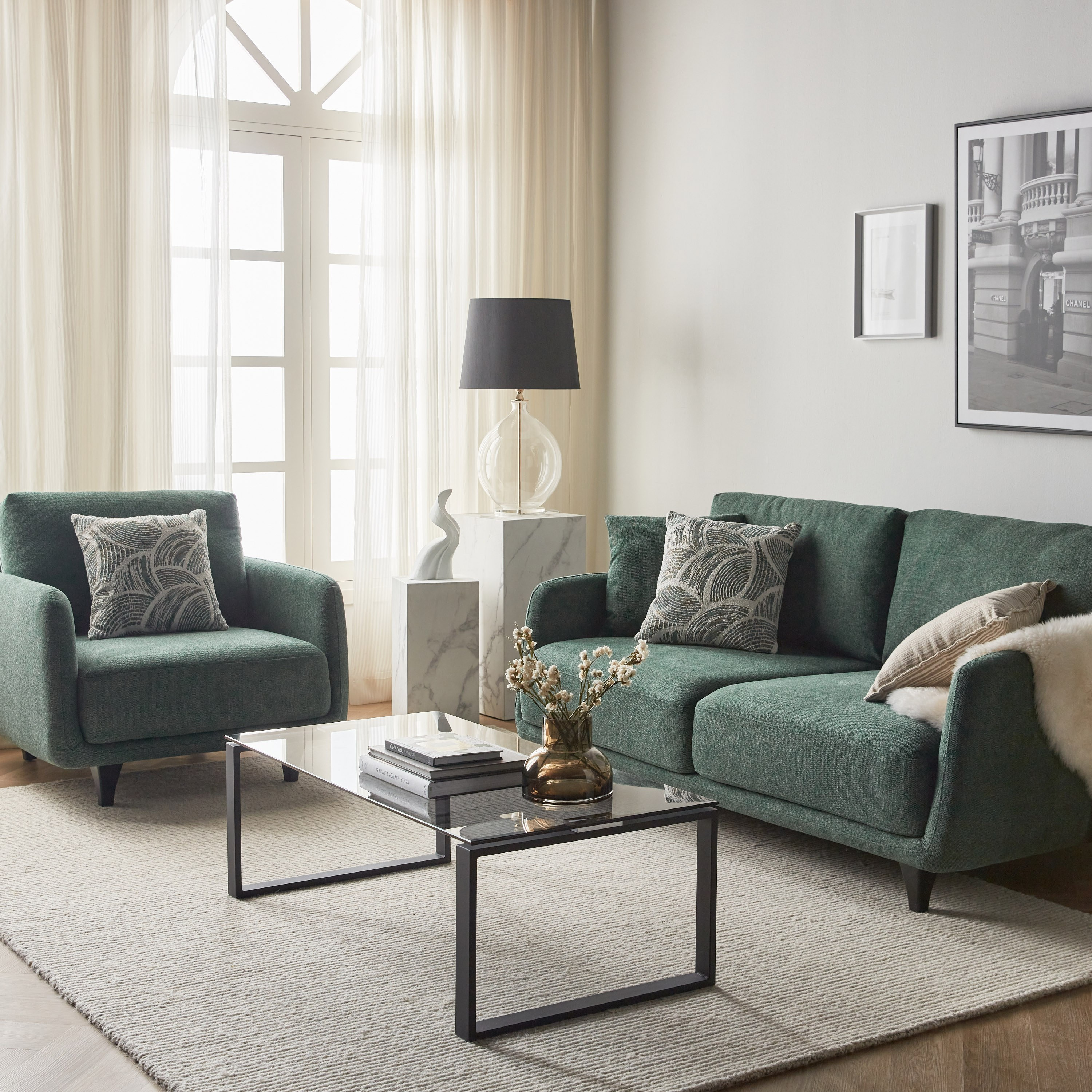 كرسي قماش بمسند ذراعين - ريستوريل-furniture-sofaandseating-armchairs-image-5