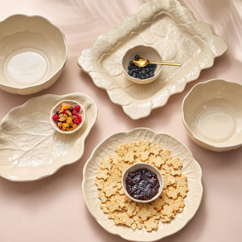 Shop Garden Boho Ceramic Serving Platter Home Centre KSA