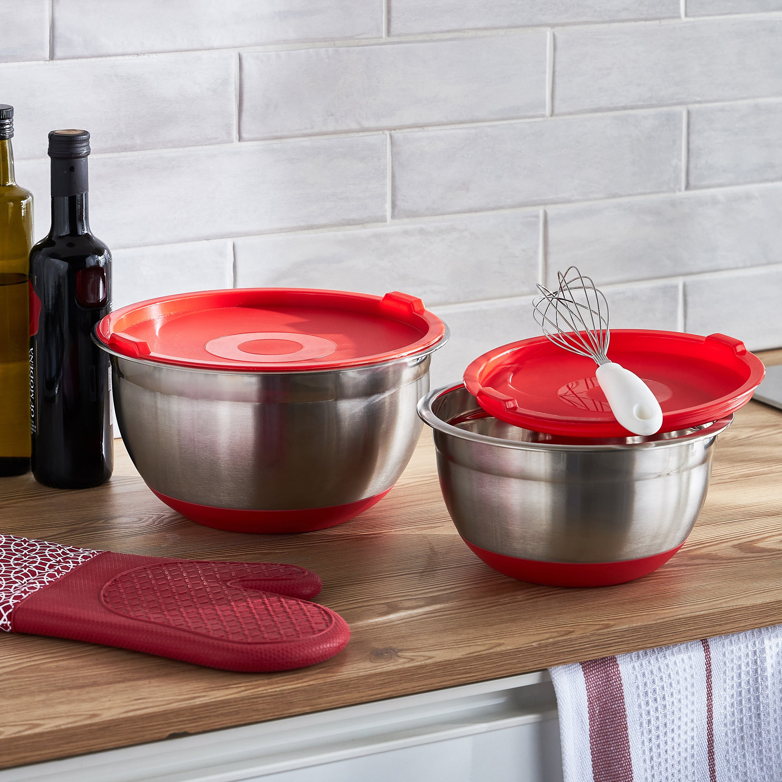 Bake It Stainless Steel Mixing Bowl with Lid - 22 cm-household-kitchen-bakeware-bakingtoolsandaccessories-image-4