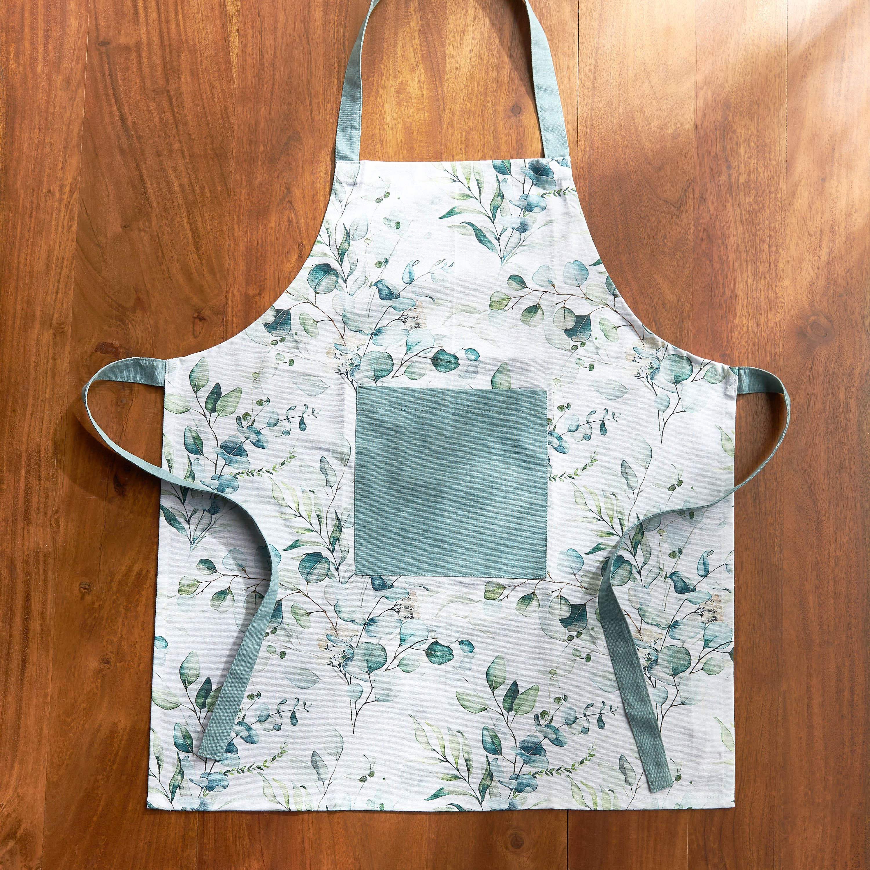 Eucalyptus Apron - 60x70 cm-household-kitchen-kitchenlinen-apronsmittsandpotholders-image-1