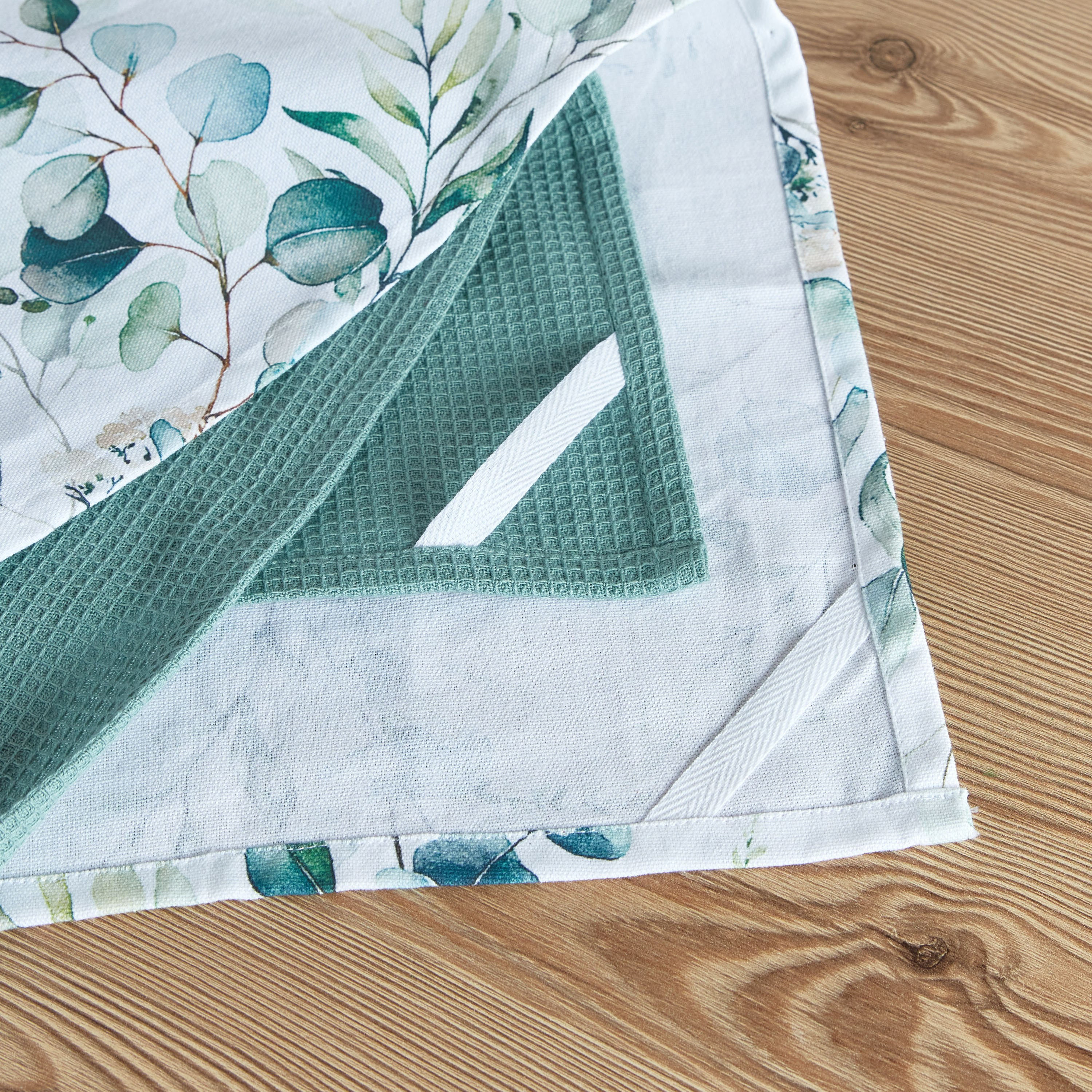 Eucalyptus 2-Piece Kitchen Towel Set - 50x70 cm-household-kitchen-kitchenlinen-kitchentowelsandlinen-image-2