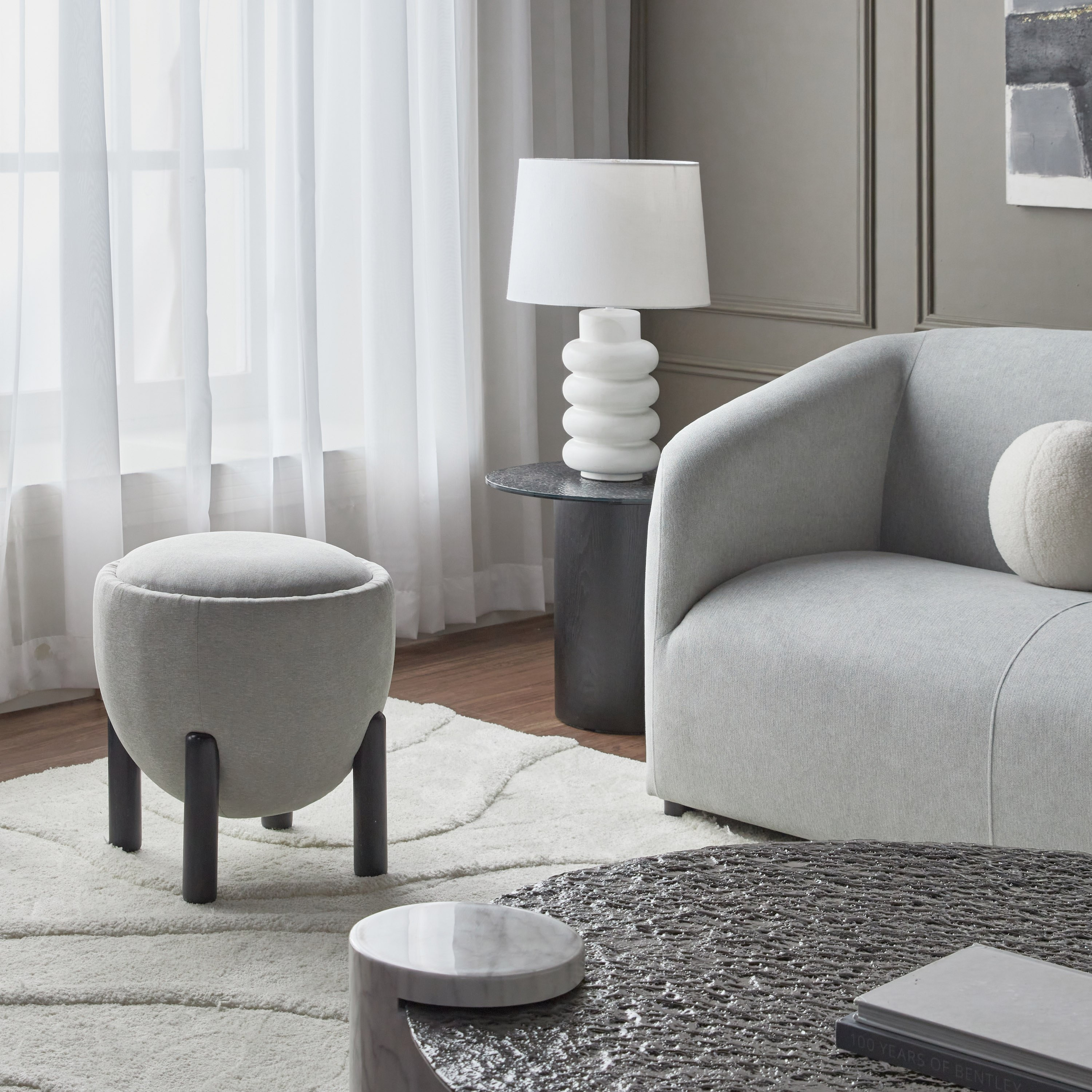 Charcoal Fabric Ottoman-furniture-sofaandseating-ottomansbeanbagsandpoufs-image-4