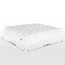 مرتبة كوين بنوابض وإسفنج جل لاتكس فيسكو - بلش - 150x200 سم-furniture-mattresses-queenmattresses-image-1