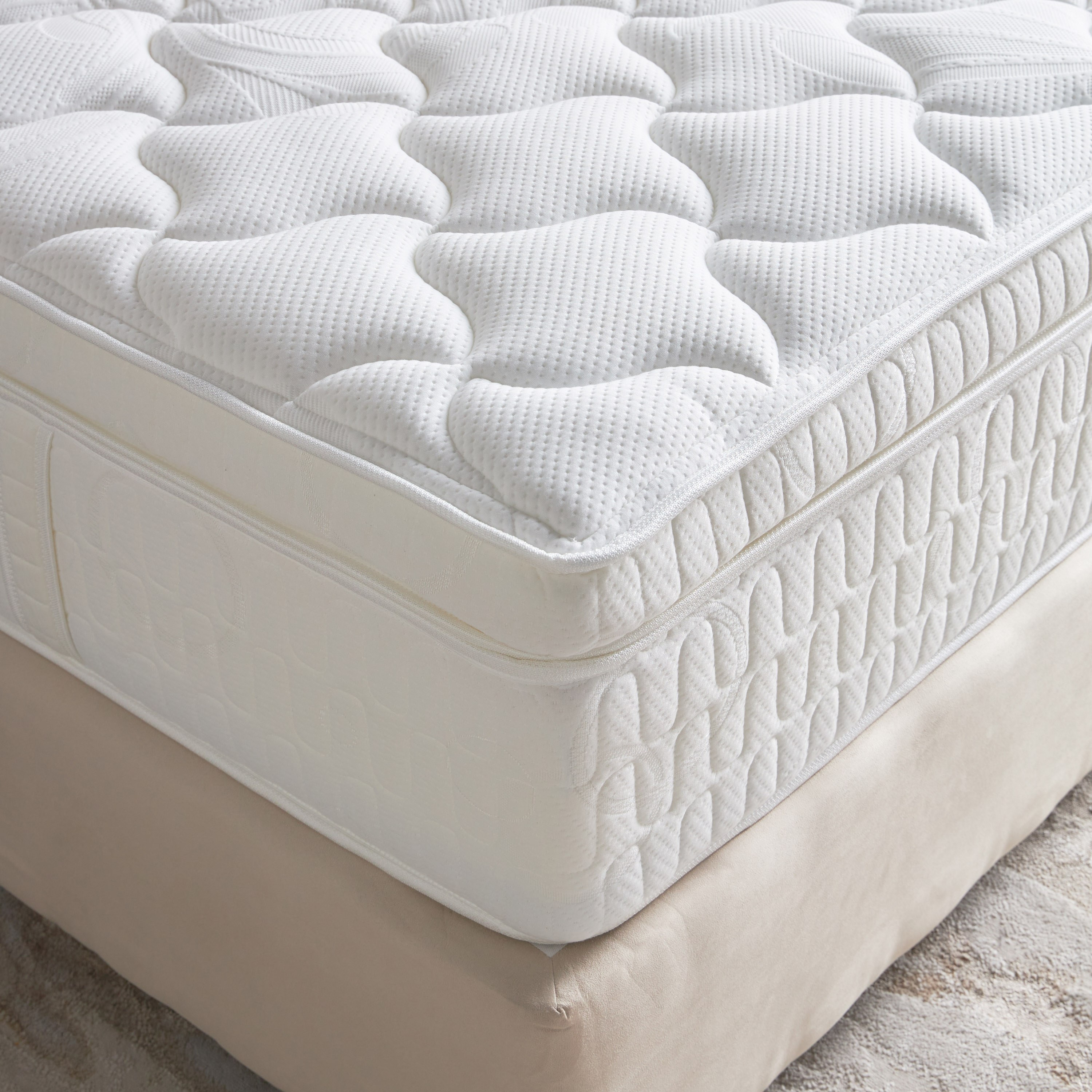 Plush Latex Visco Memory High Resilience Foam Spring Single Mattress - 120x200 cm