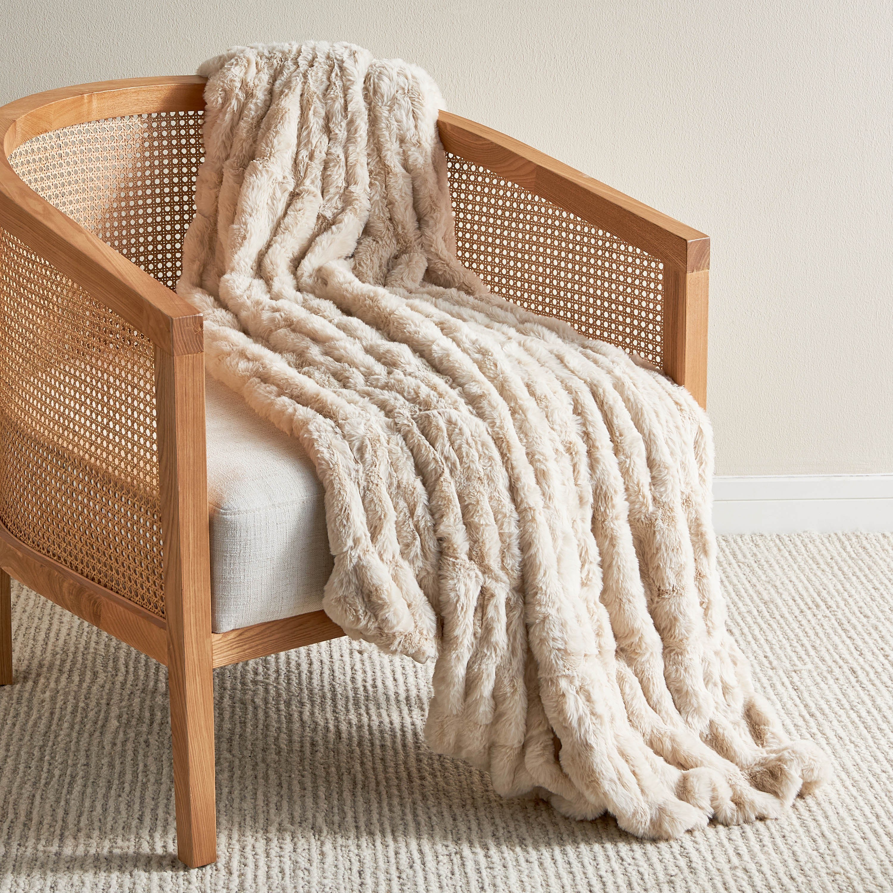 Craster Rabbit Fur Mink Blanket - 150x200 cm