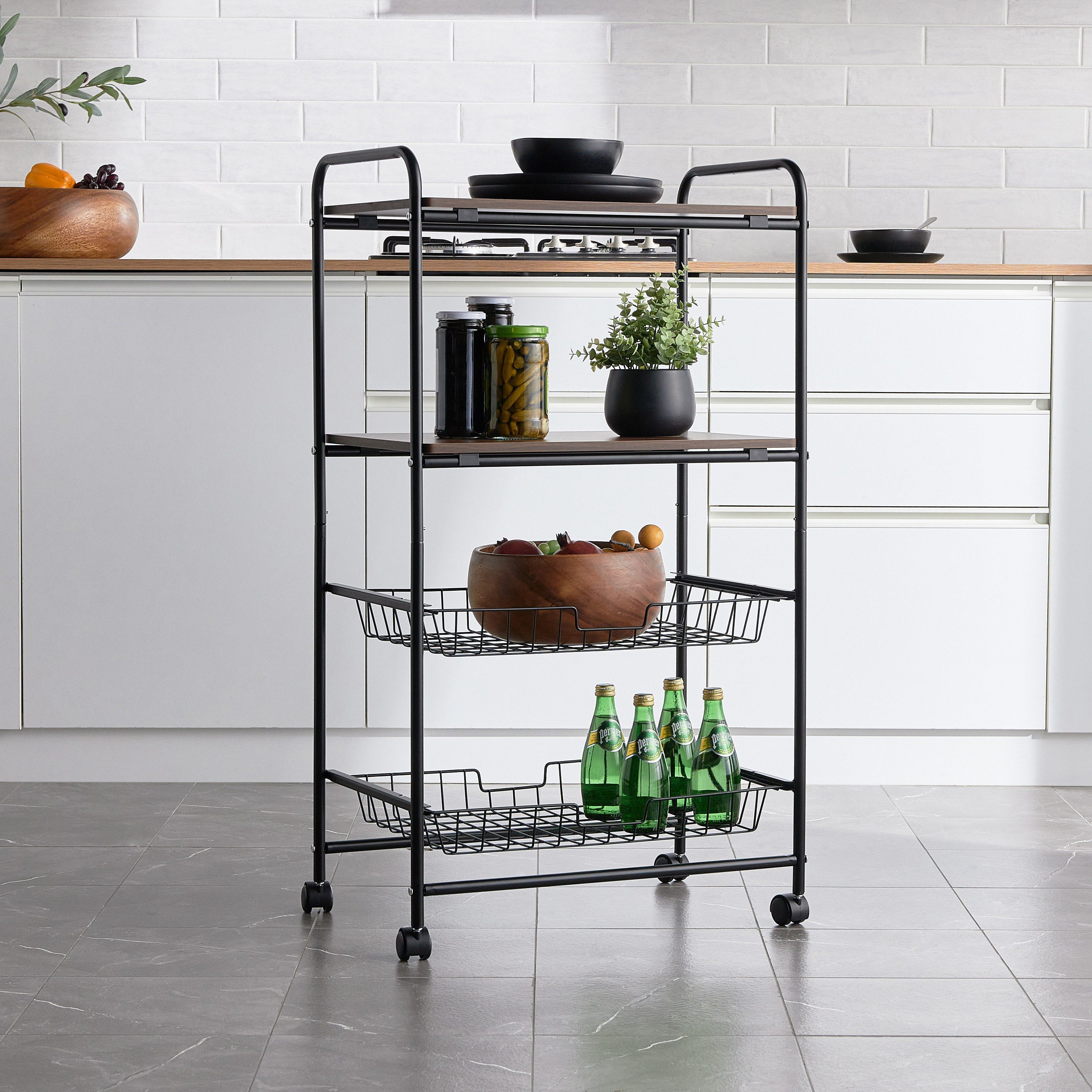Mason 4-Tier Kitchen Trolley-household-kitchen-kitchenorganising-kitchentrolleys-image-5