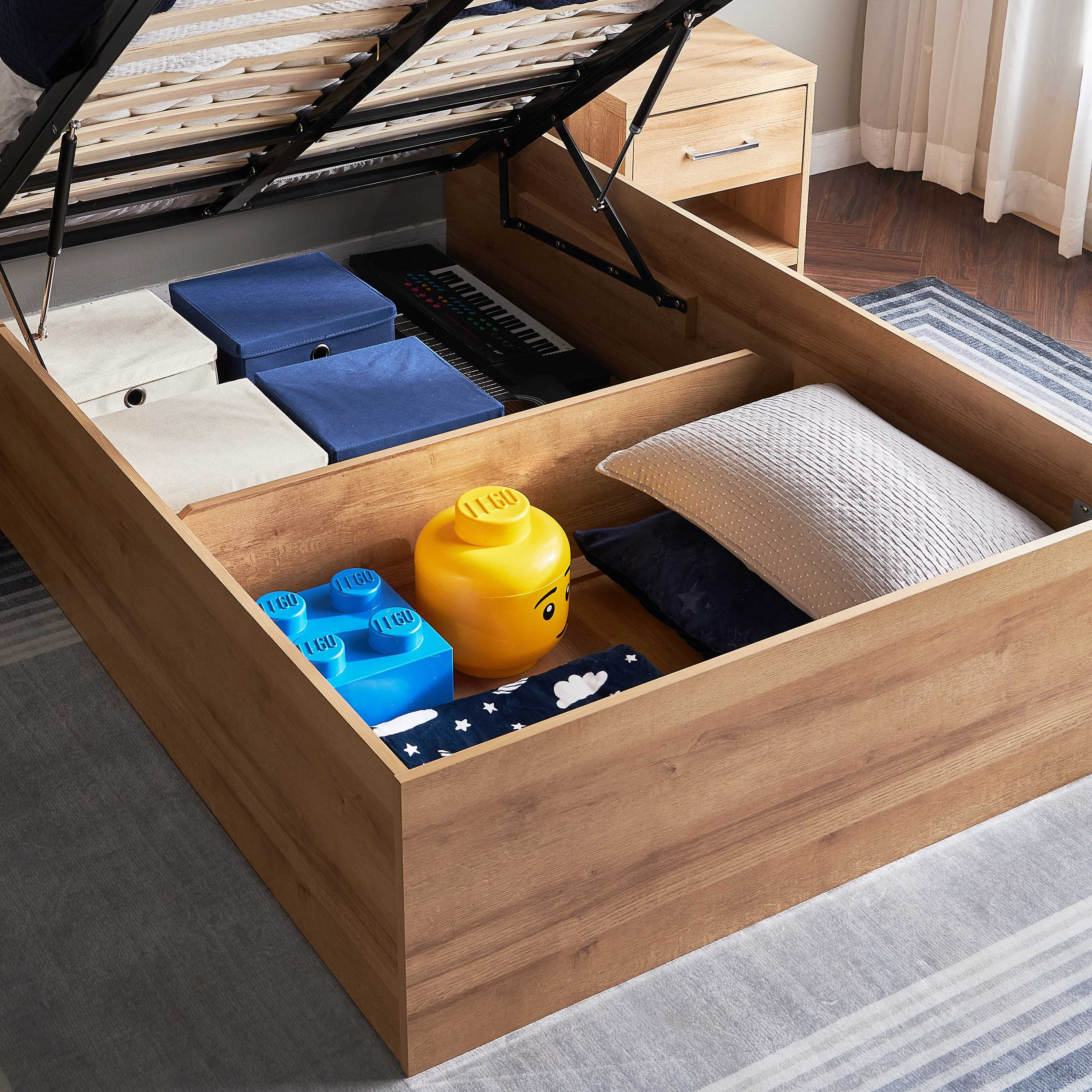 Bradley Hydraulic Single Modular Bed Base - 120x200 cm-furniture-modular-modularkidsbeds-bradley-image-3