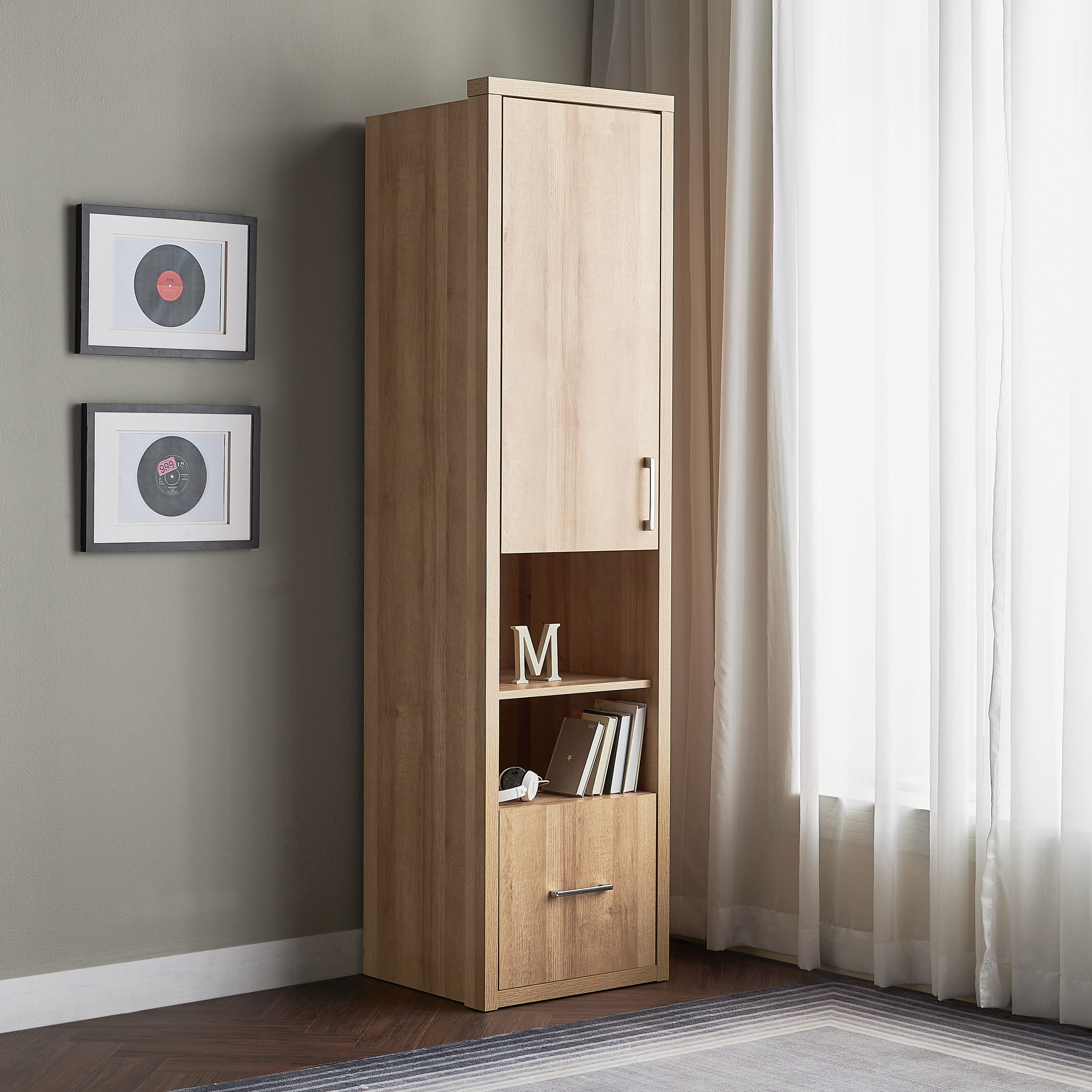 خزانة ملابس باب واحد بدرج - برادلي-babyandkids-roomfurniture-wardrobes-image-1