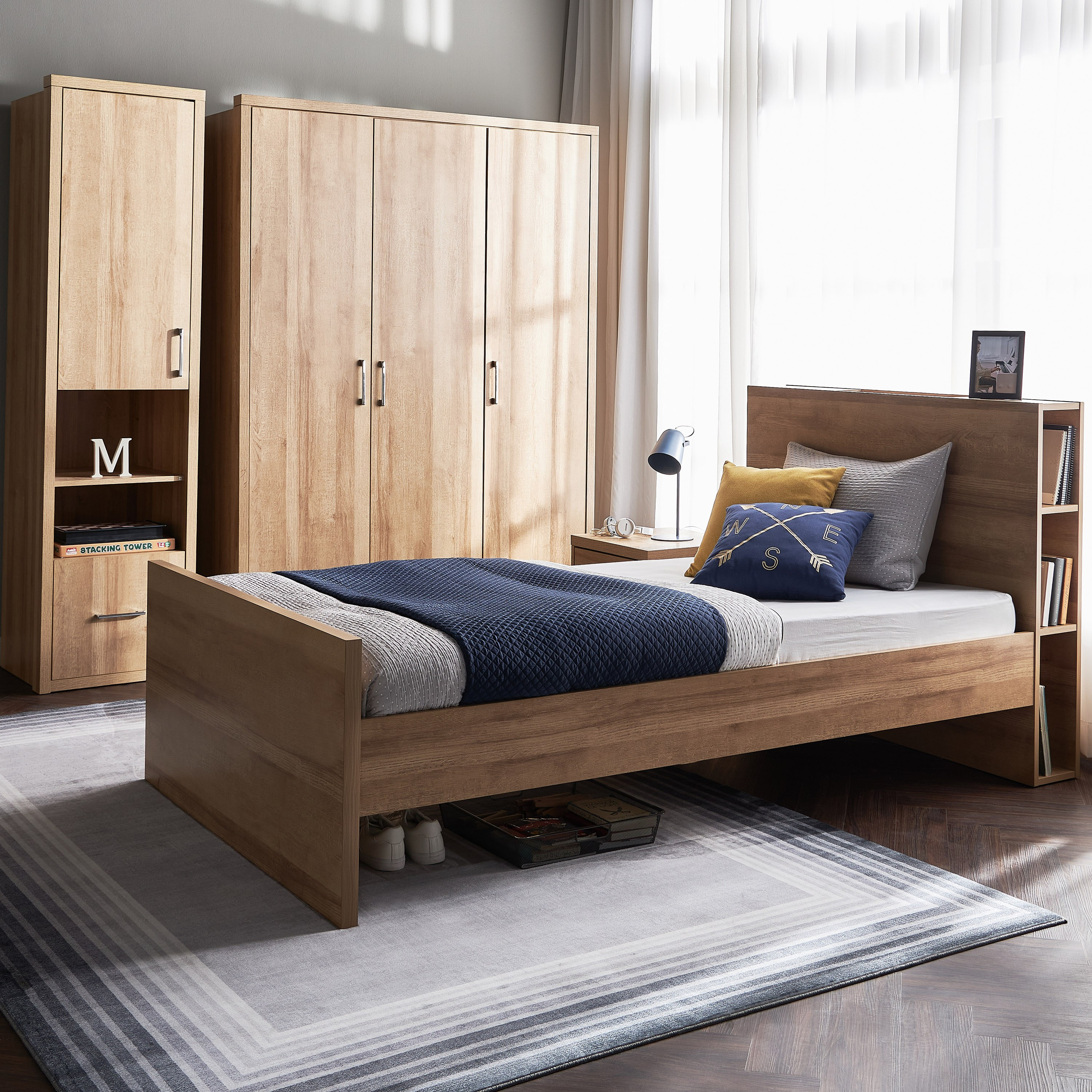 Bradley Single Modular Headboard with Storage - 120 cm-furniture-modular-modularkidsbeds-bradley-image-5
