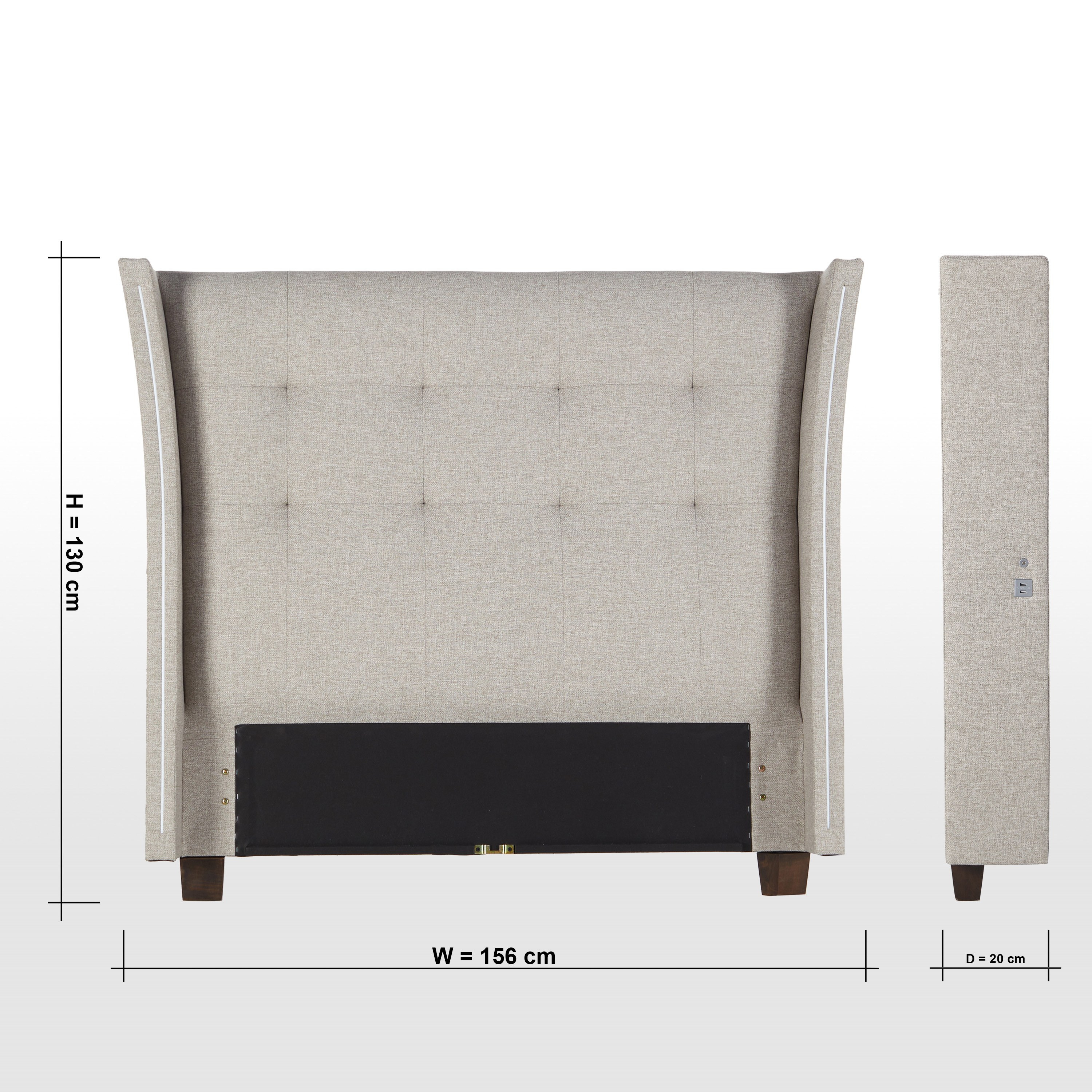 Stellar Karin Single Modular Headboard with USB - 120 cm-furniture-modular-modularbeds-stellar-image-11