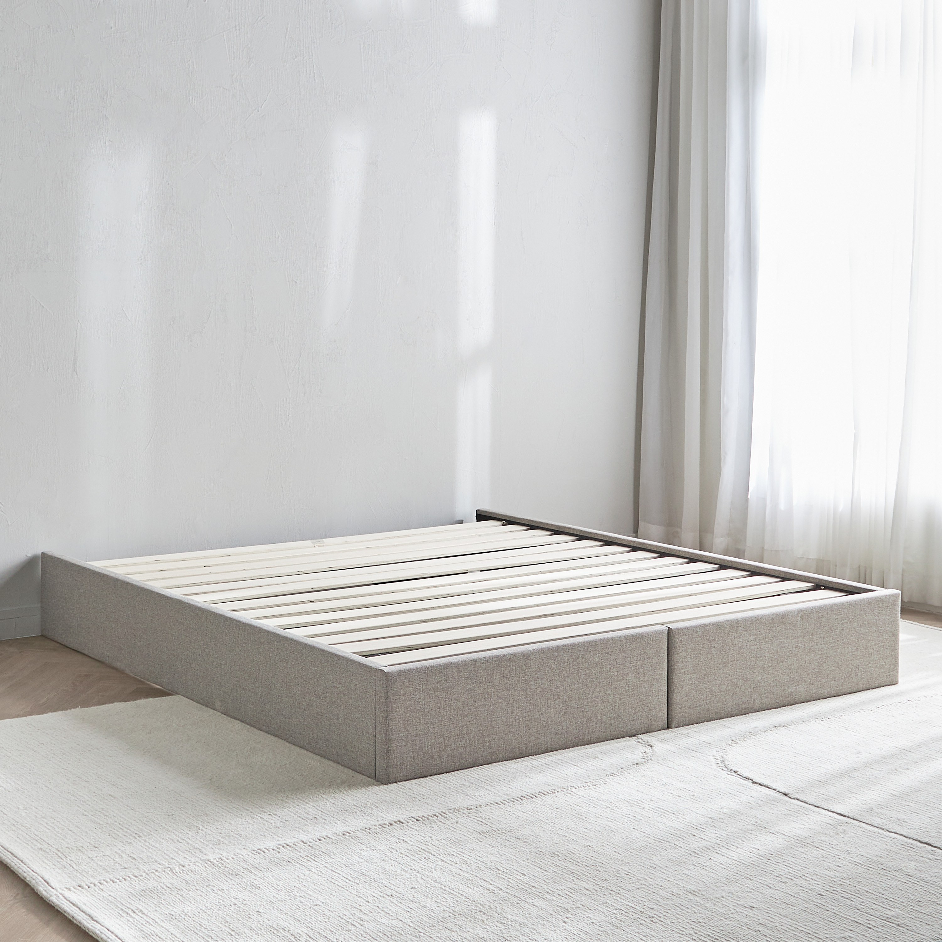 Stellar King Modular Bed Base with 2 Drawers - 180x200 cm