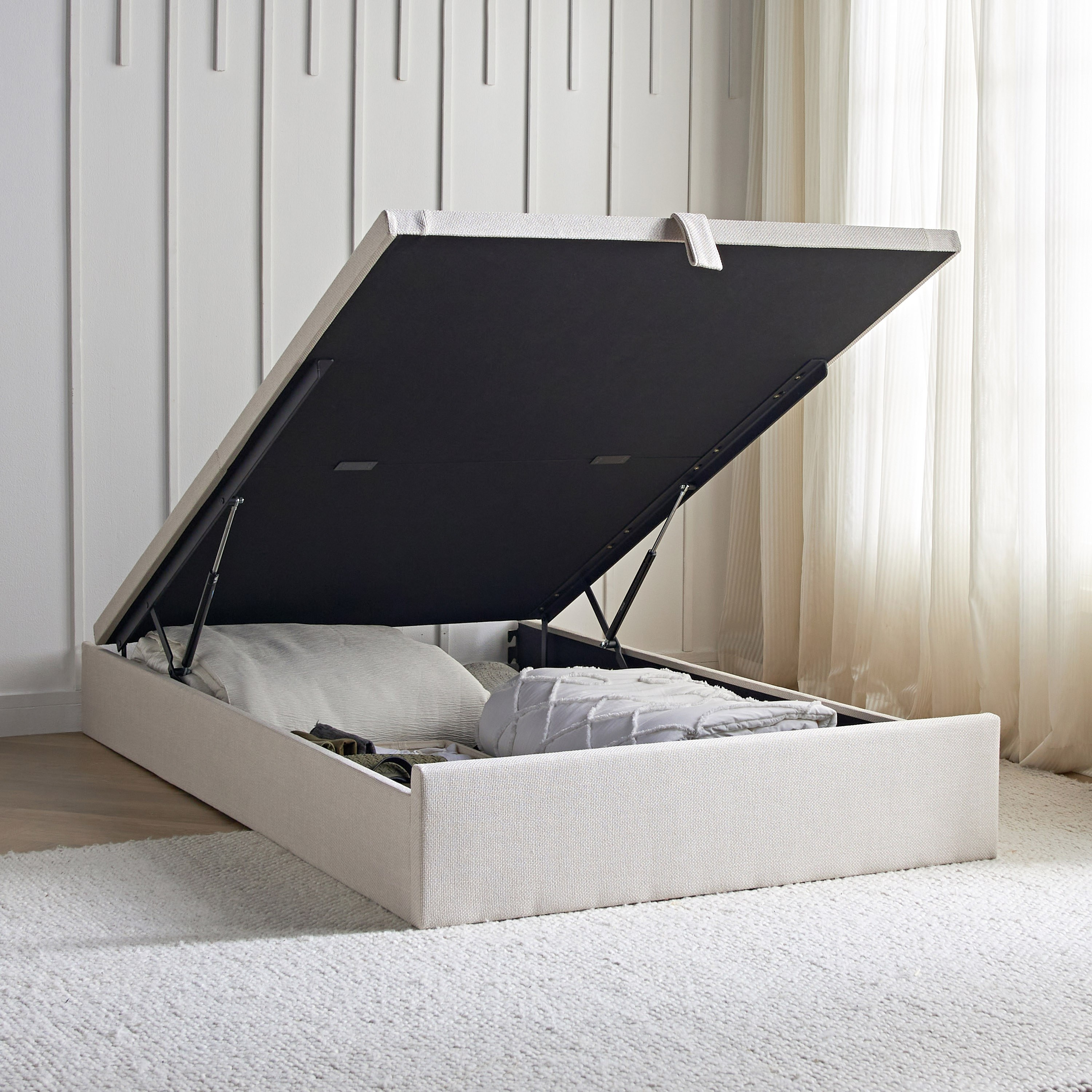 Stellar Single Modular Hydraulic Bed Base - 120x200 cm-furniture-modular-modularbeds-stellar-image-1