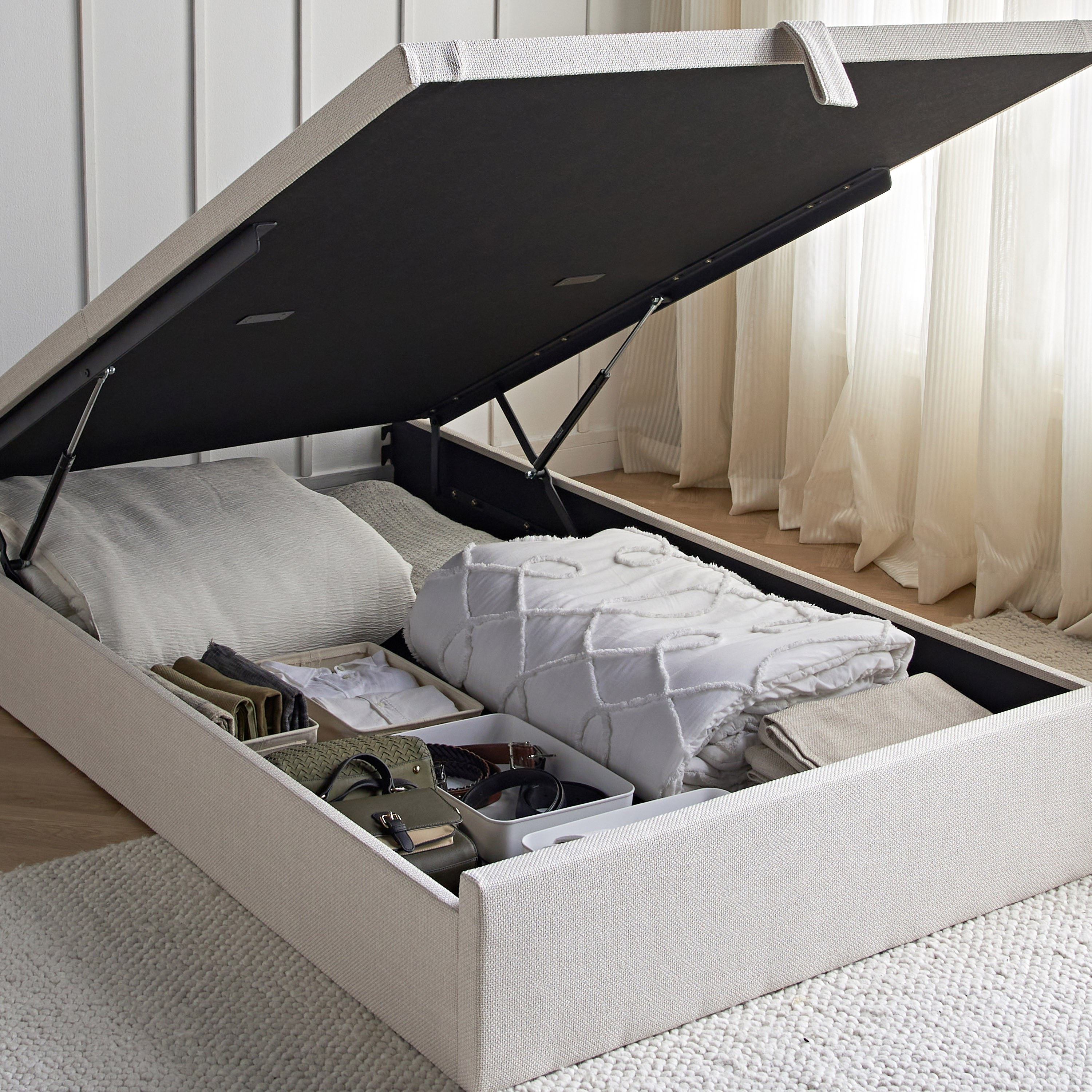 Stellar Single Modular Hydraulic Bed Base - 120x200 cm-furniture-modular-modularbeds-stellar-image-4