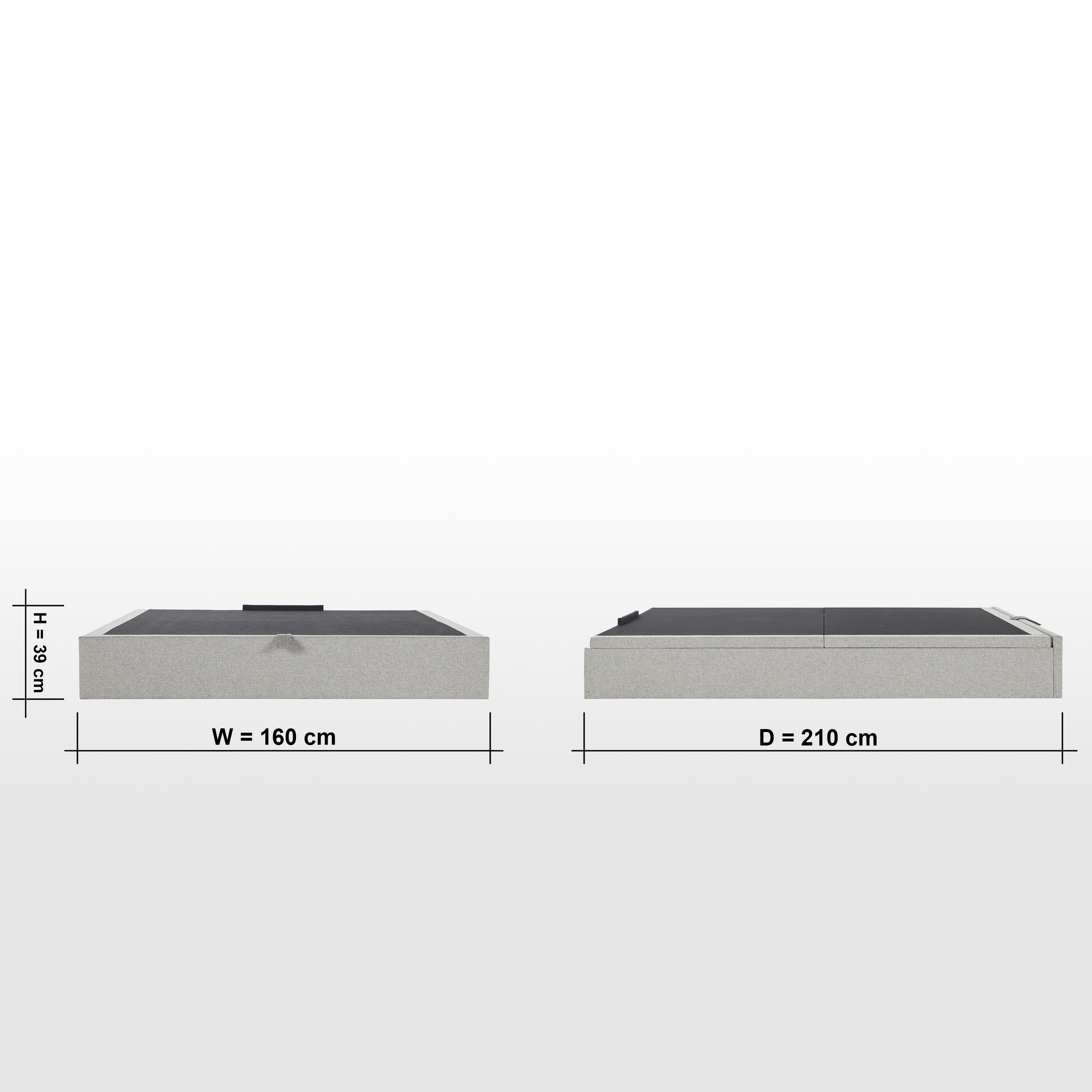 Stellar Queen Modular Hydraulic Bed Base - 160x200 cm-furniture-modular-modularbeds-stellar-image-12