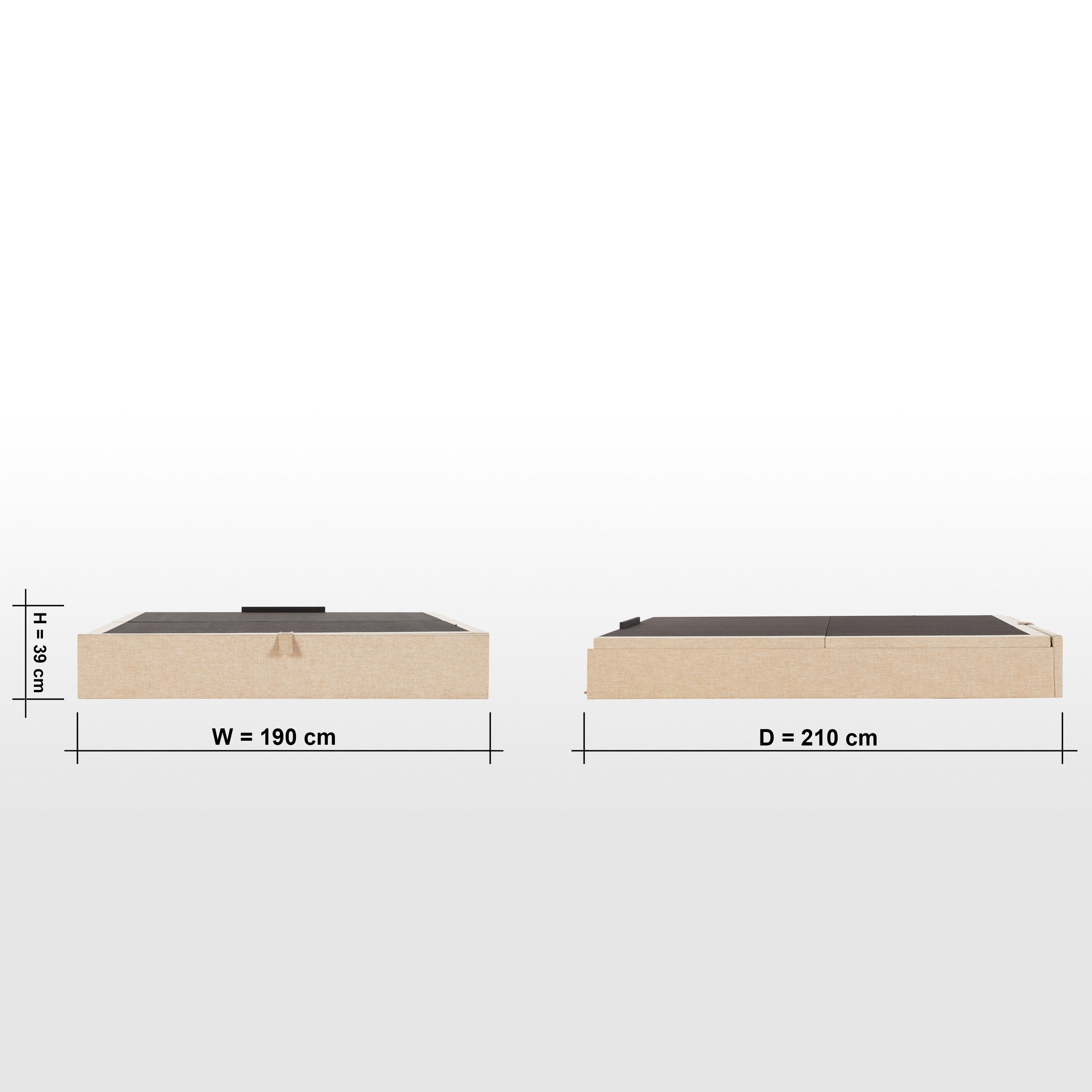Stellar King Modular Hydraulic Bed Base - 180x200 cm-furniture-modular-modularbeds-stellar-image-13