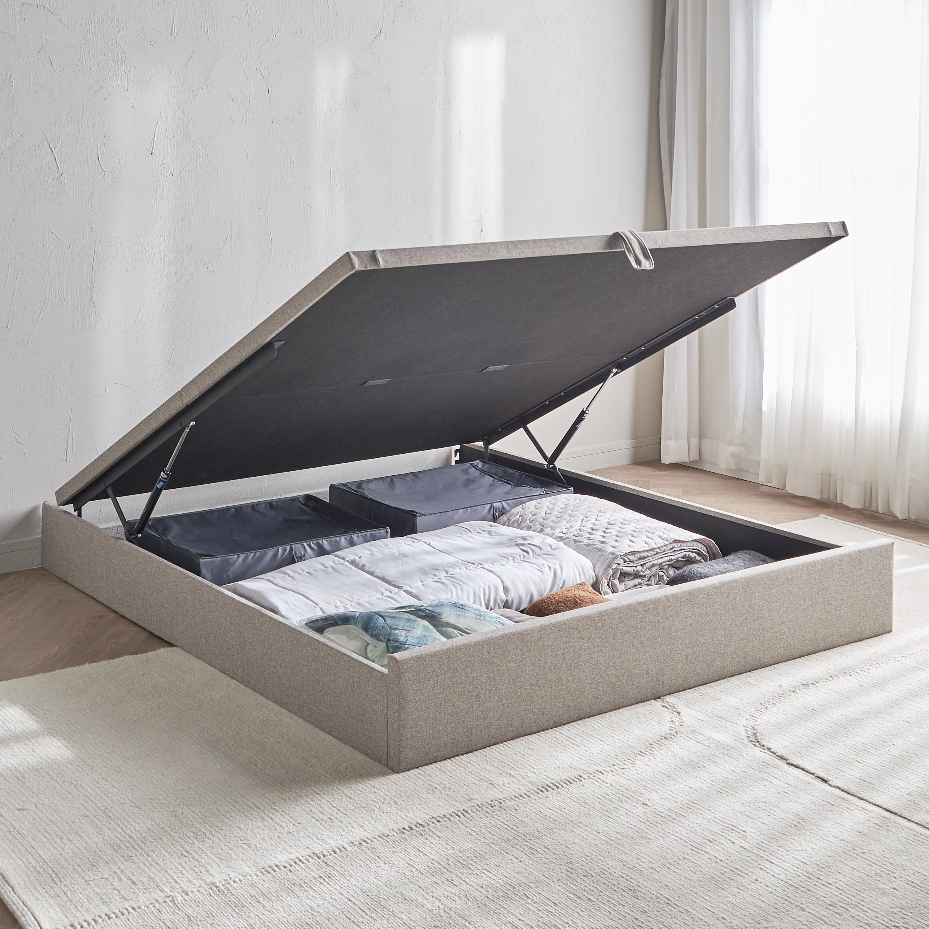 Shop Stellar Super King Modular Hydraulic Bed Base - 200x200 cm ...