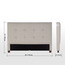 Stellar Vox Queen Modular Headboard with USB - 160 cm-furniture-modular-modularbeds-stellar-image-10