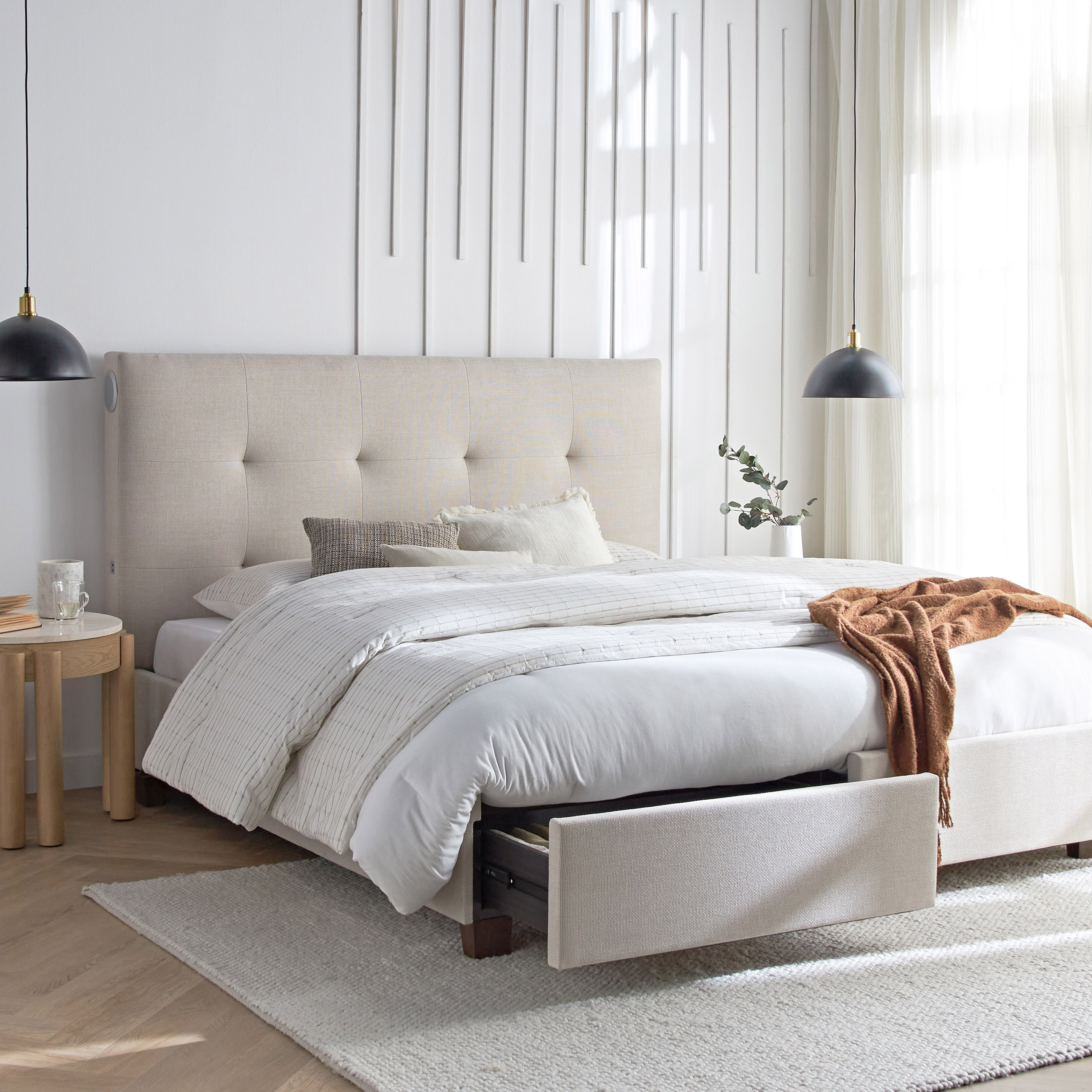 Shop Stellar Vox Super King Modular Headboard with USB - 200