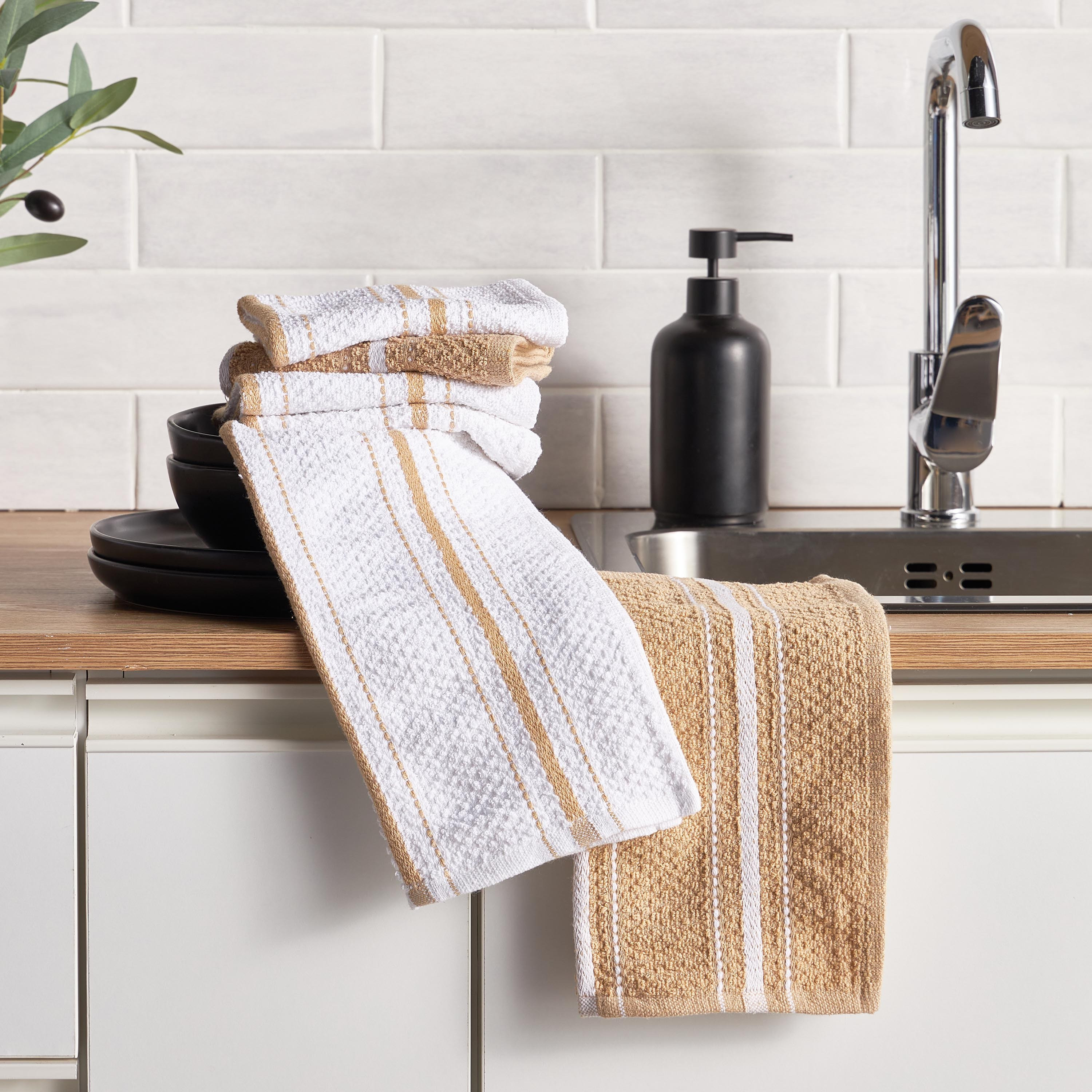 Brin 6-Piece Dish Cloth Set - 30x30 cm-household-kitchen-kitchenlinen-kitchentowelsandlinen-image-2