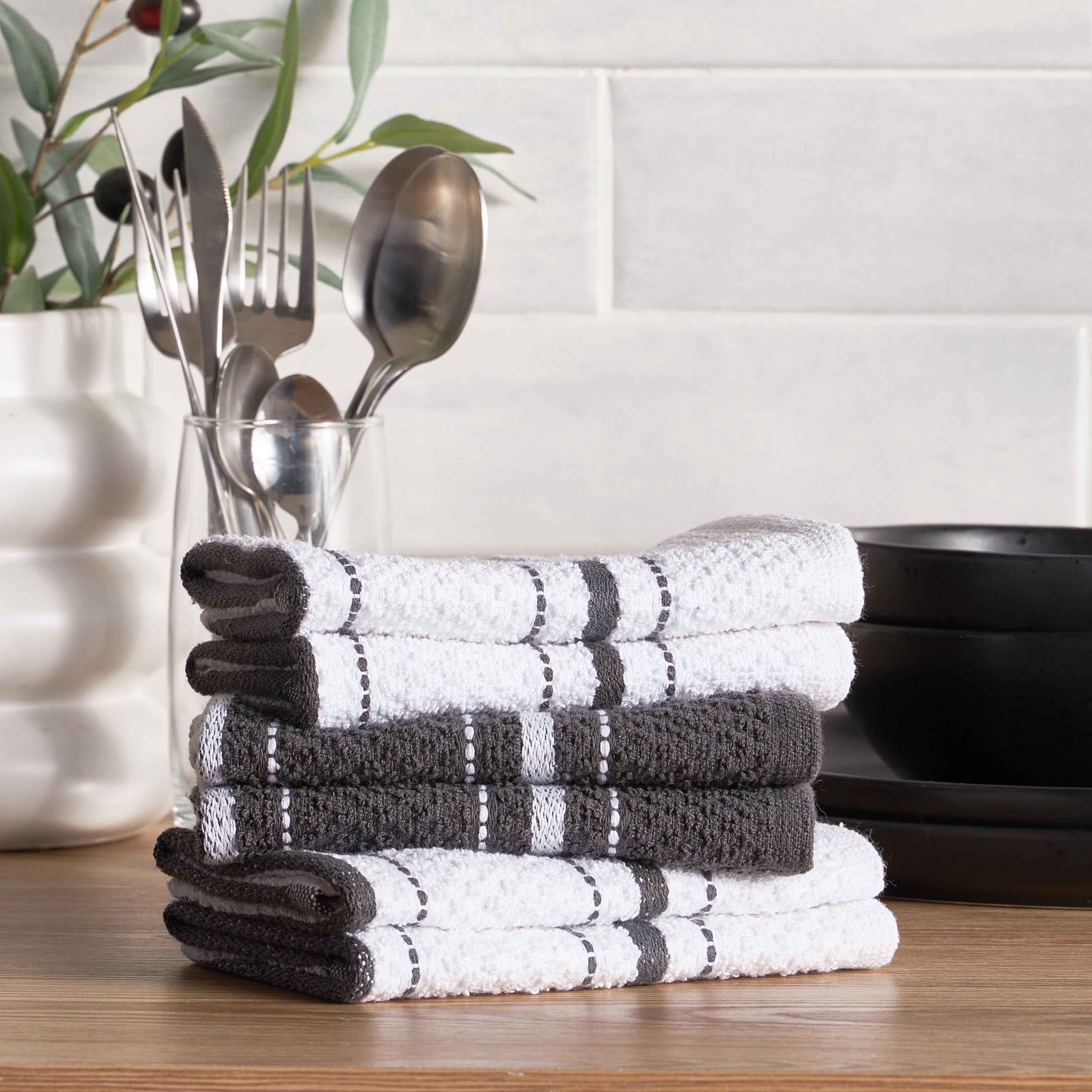 Brin 6-Piece Dish Cloth Set - 30x30 cm-household-kitchen-kitchenlinen-kitchentowelsandlinen-image-3