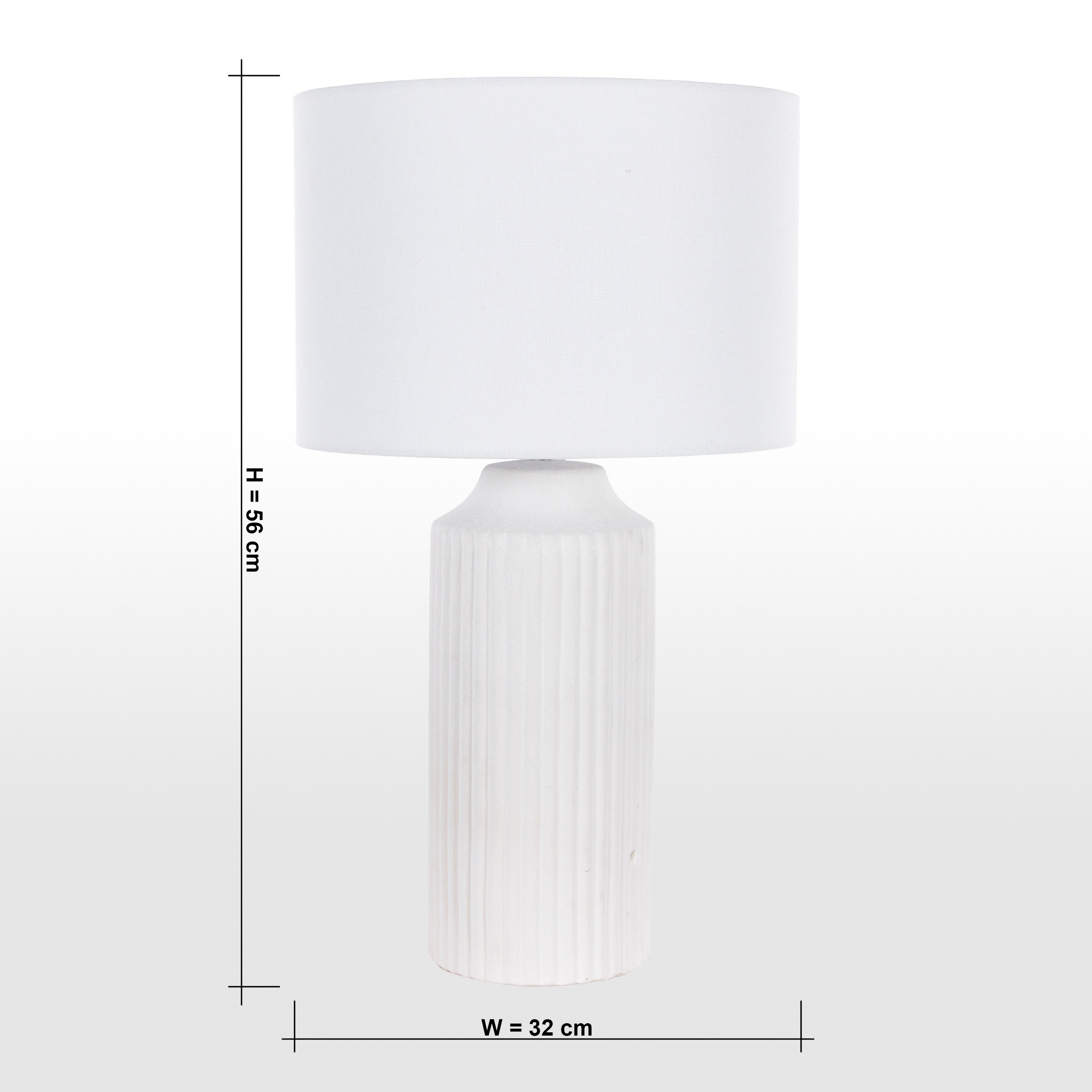 Burdi Ceramic Table Lamp - 56 cm-household-lighting-tableanddesklamps-image-6