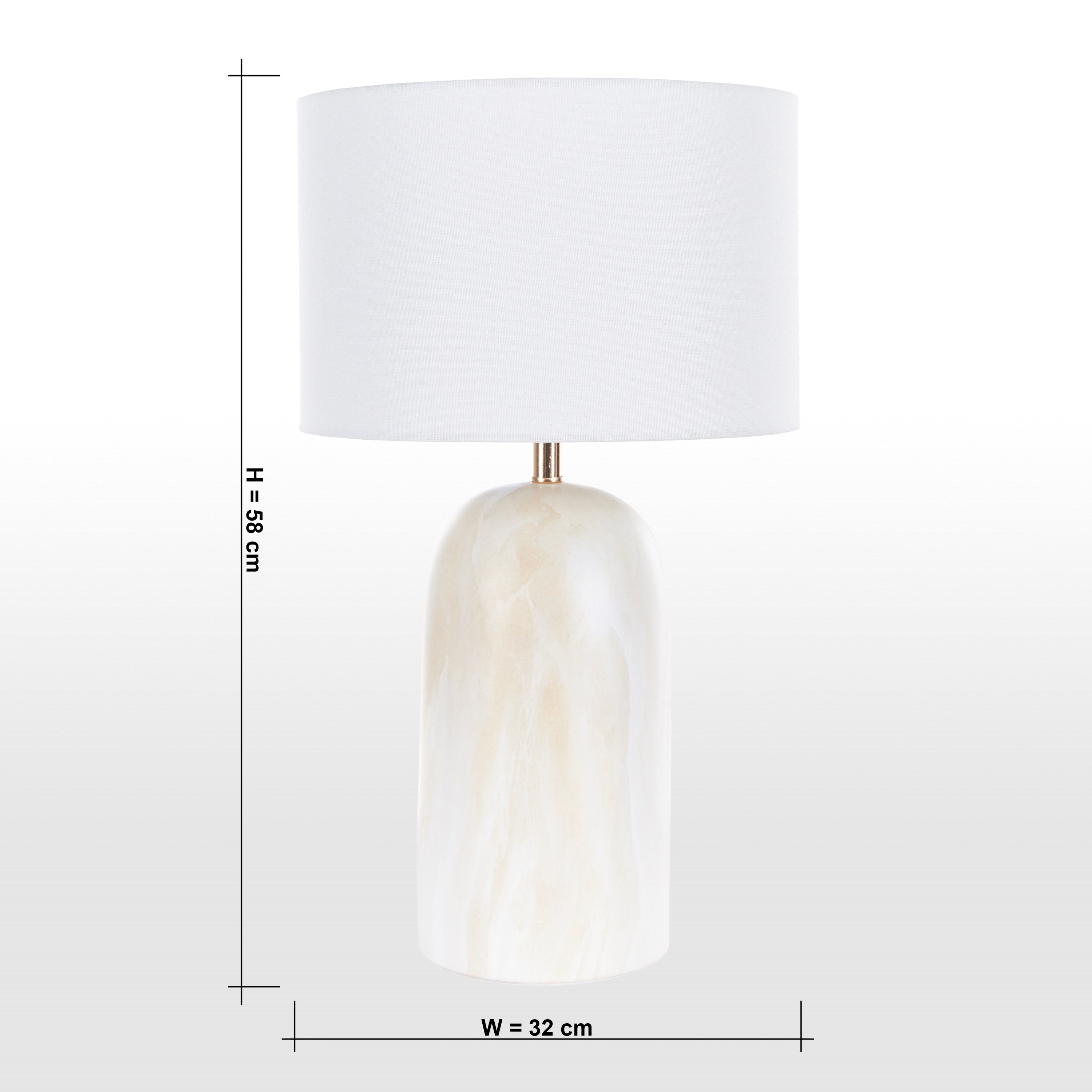 مصباح طاولة سيراميك - سينيا - 58 سم-household-lighting-tableanddesklamps-image-6