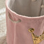 Olivia Fur Sequin Crown Laundry Hamper-babyandkids-bathandstorage-storage-binsandbaskets-image-2