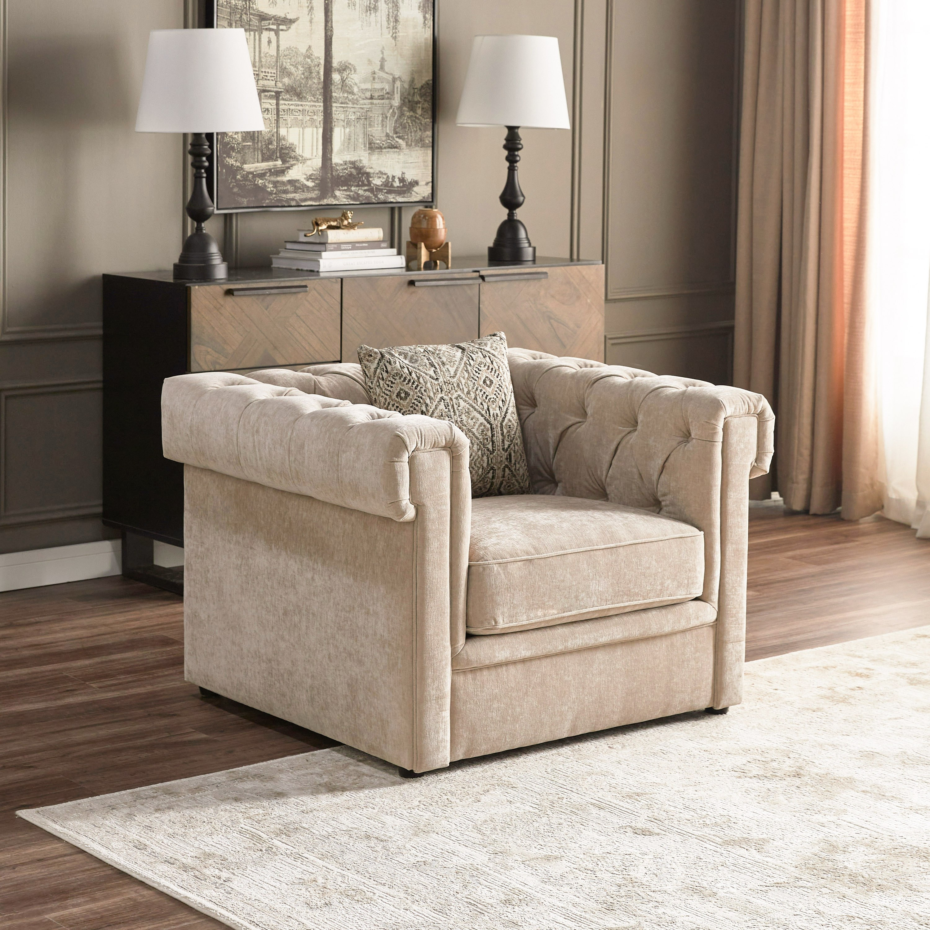 Avani Fabric Armchair-furniture-sofaandseating-armchairs-image-1
