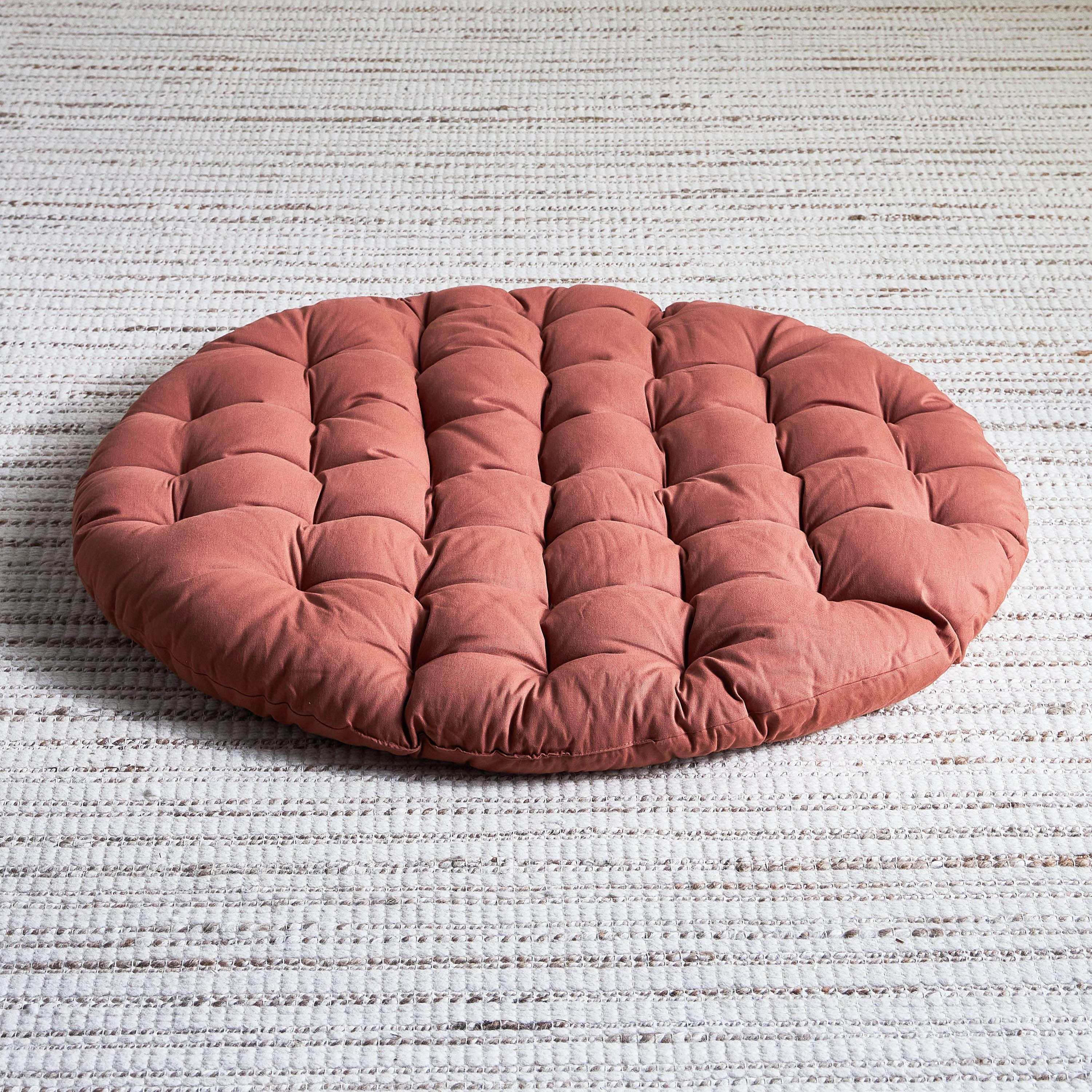 Red best sale floor cushion