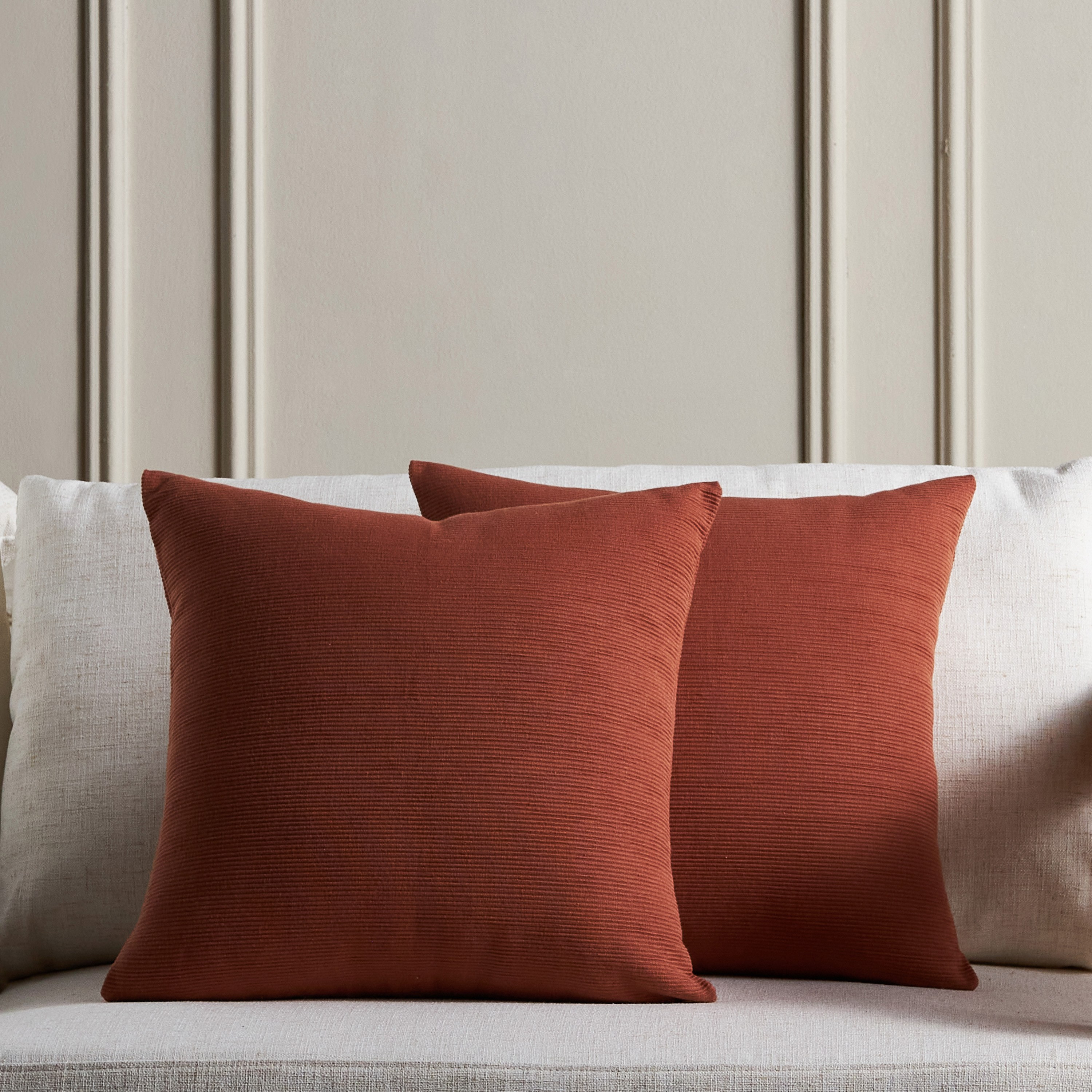 Pin Rib 2-Piece Cushion Cover Set - 45x45 cm-household-cushionsandthrows-cushioncovers-image-1