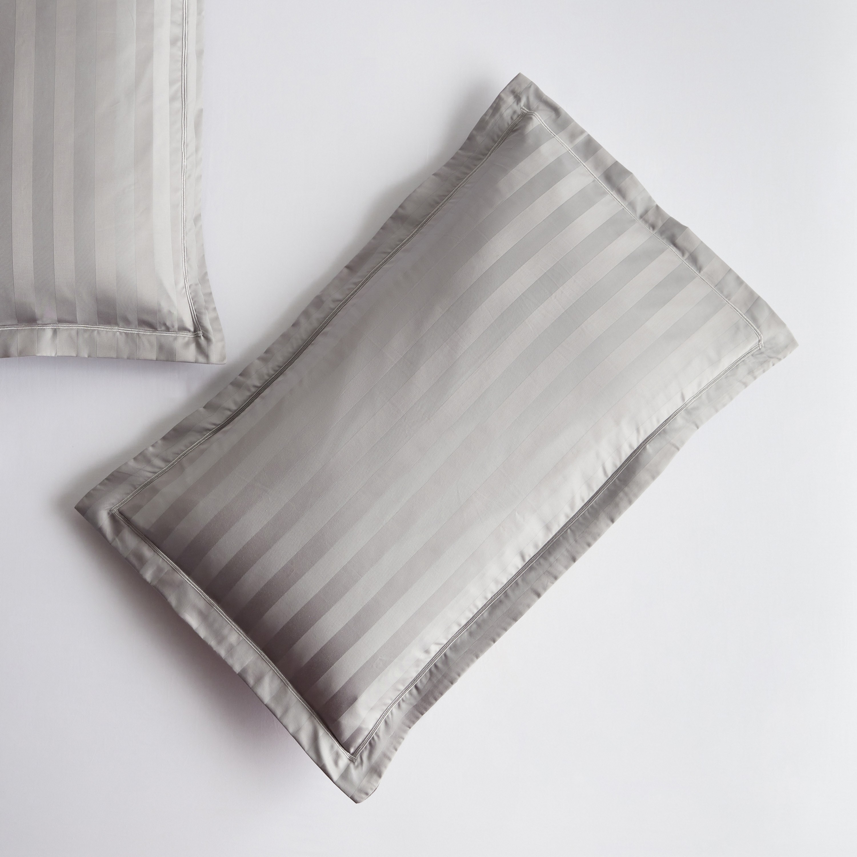 طقم غطاء وسادة قطعتين من القطن بيما الساتان بتقليمات ساتين - 90x50 سم-household-bedding-sheetsandpillowcases-pillowcases-image-2