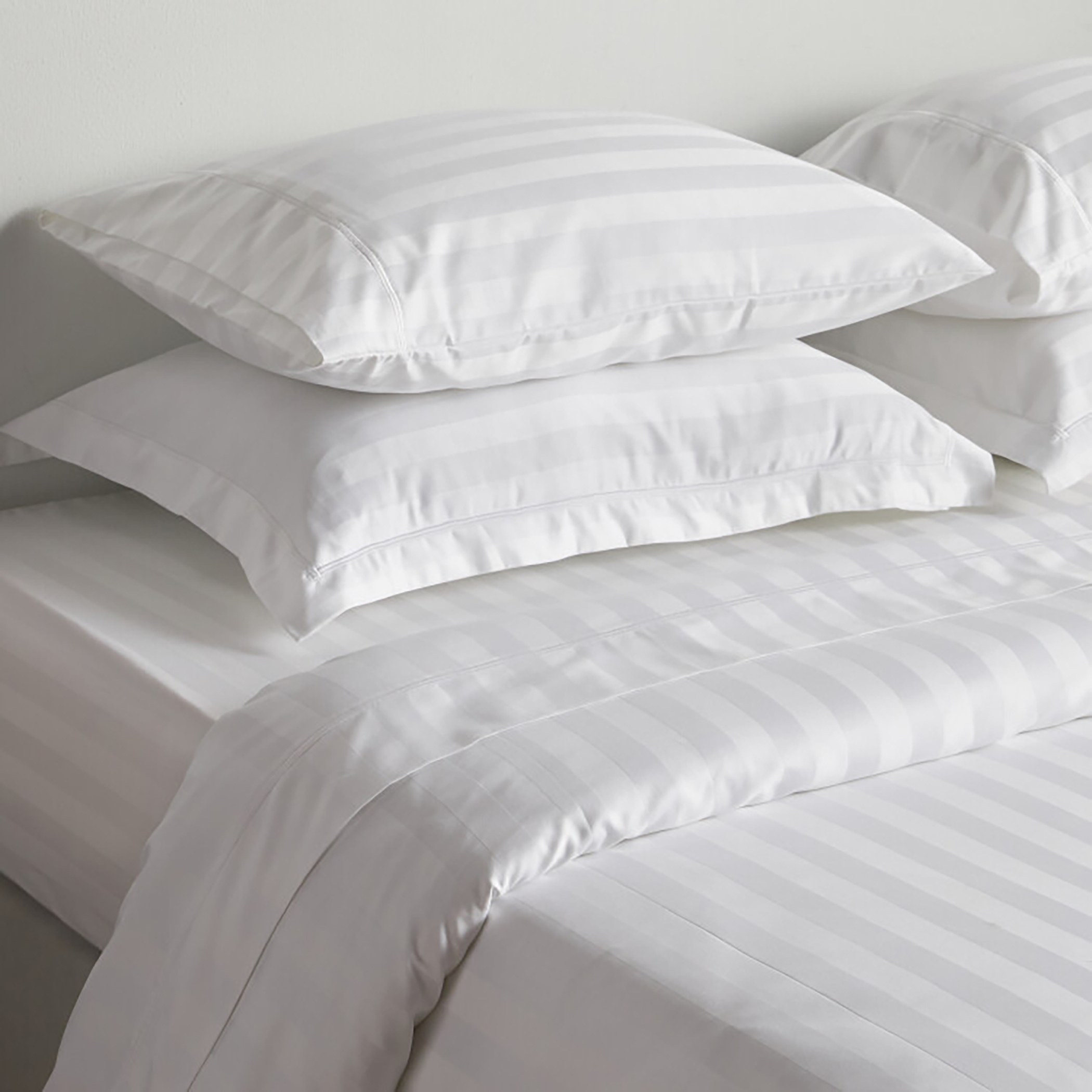 Satin Stripe Pima Cotton Sateen 525 Thread Count 2-Piece Pillow Cover Set - 90x50 cm-household-bedding-sheetsandpillowcases-pillowcases-image-4