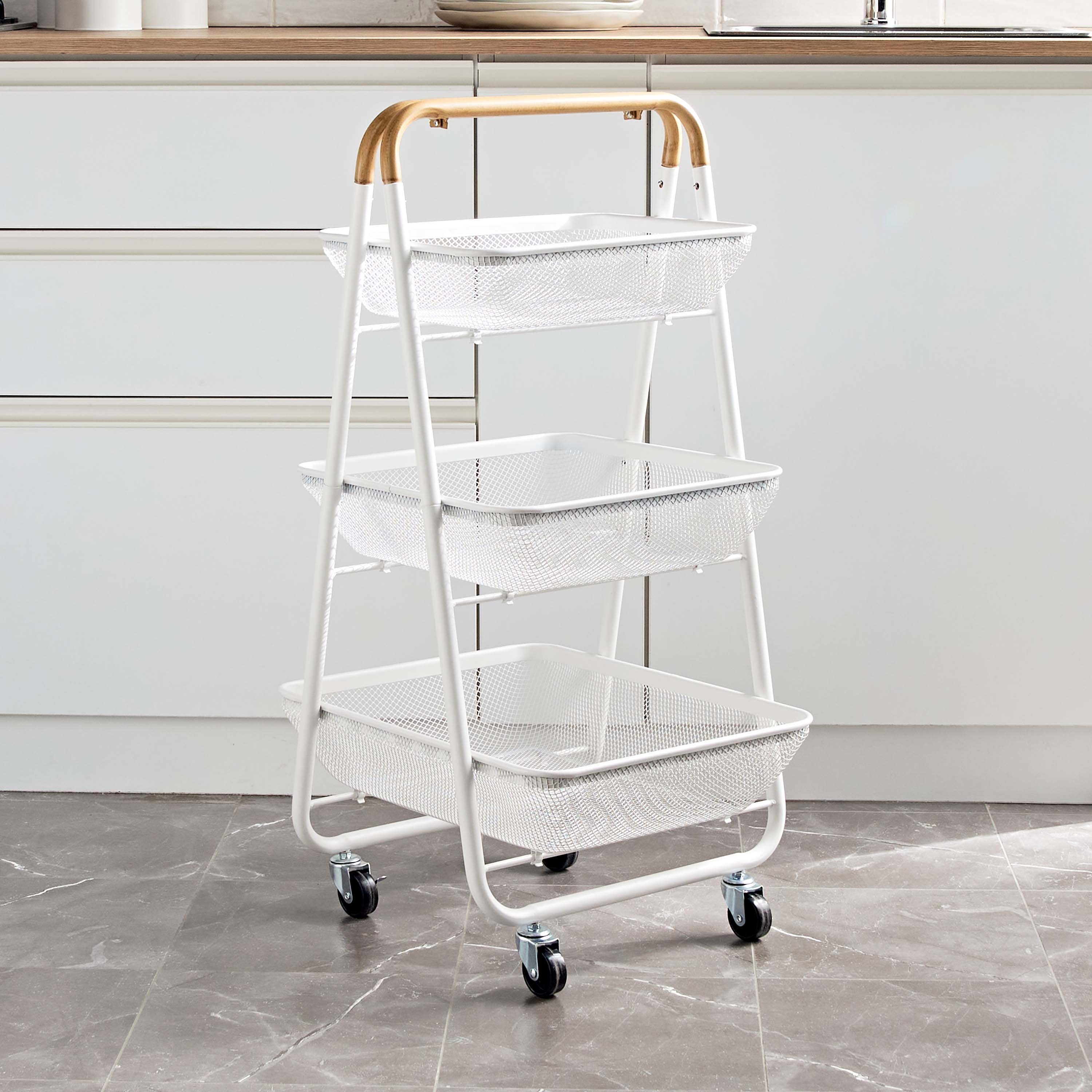 Latham 3-Tier Storage Trolley-household-kitchen-kitchenorganising-kitchentrolleys-image-1