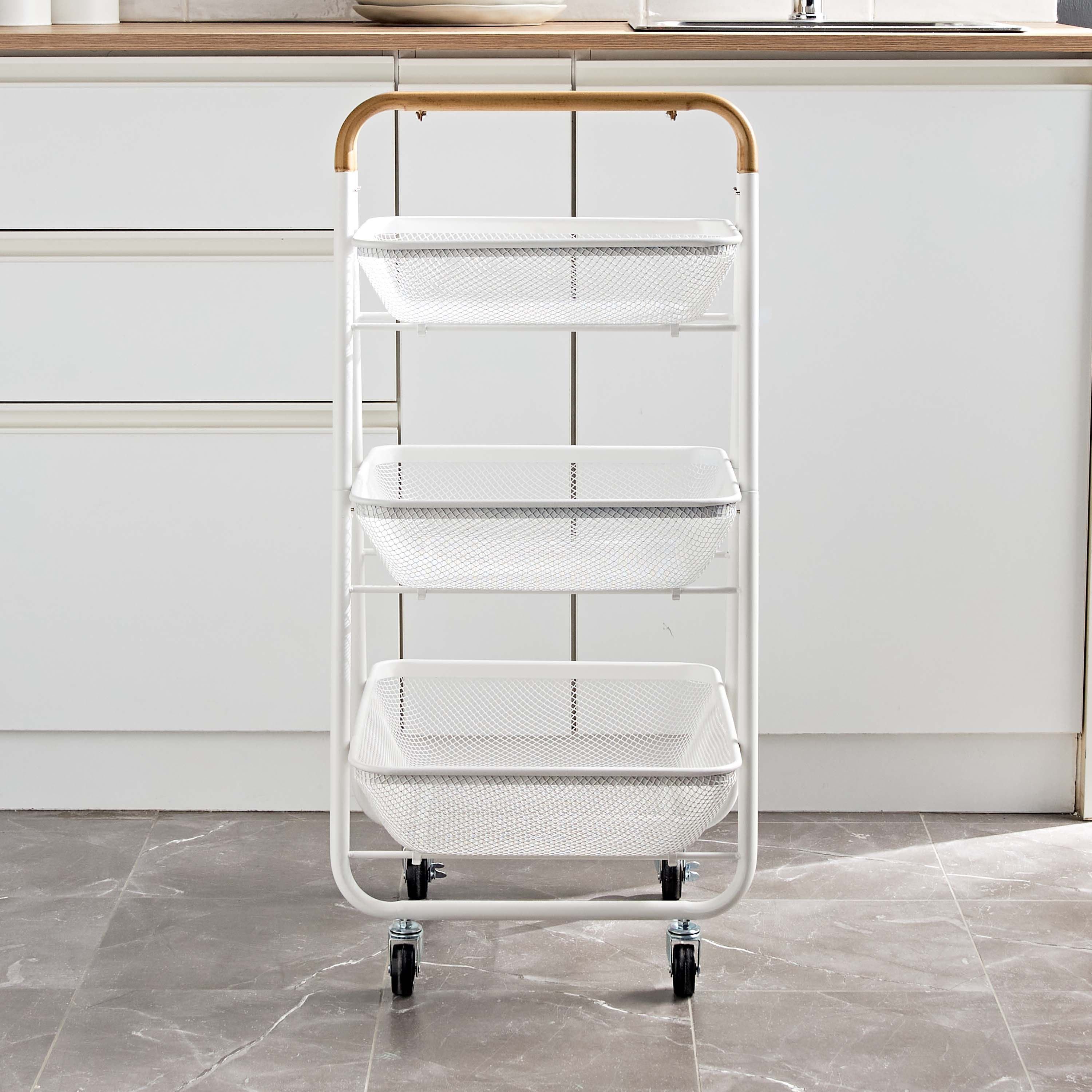 Latham 3-Tier Storage Trolley-household-kitchen-kitchenorganising-kitchentrolleys-image-2