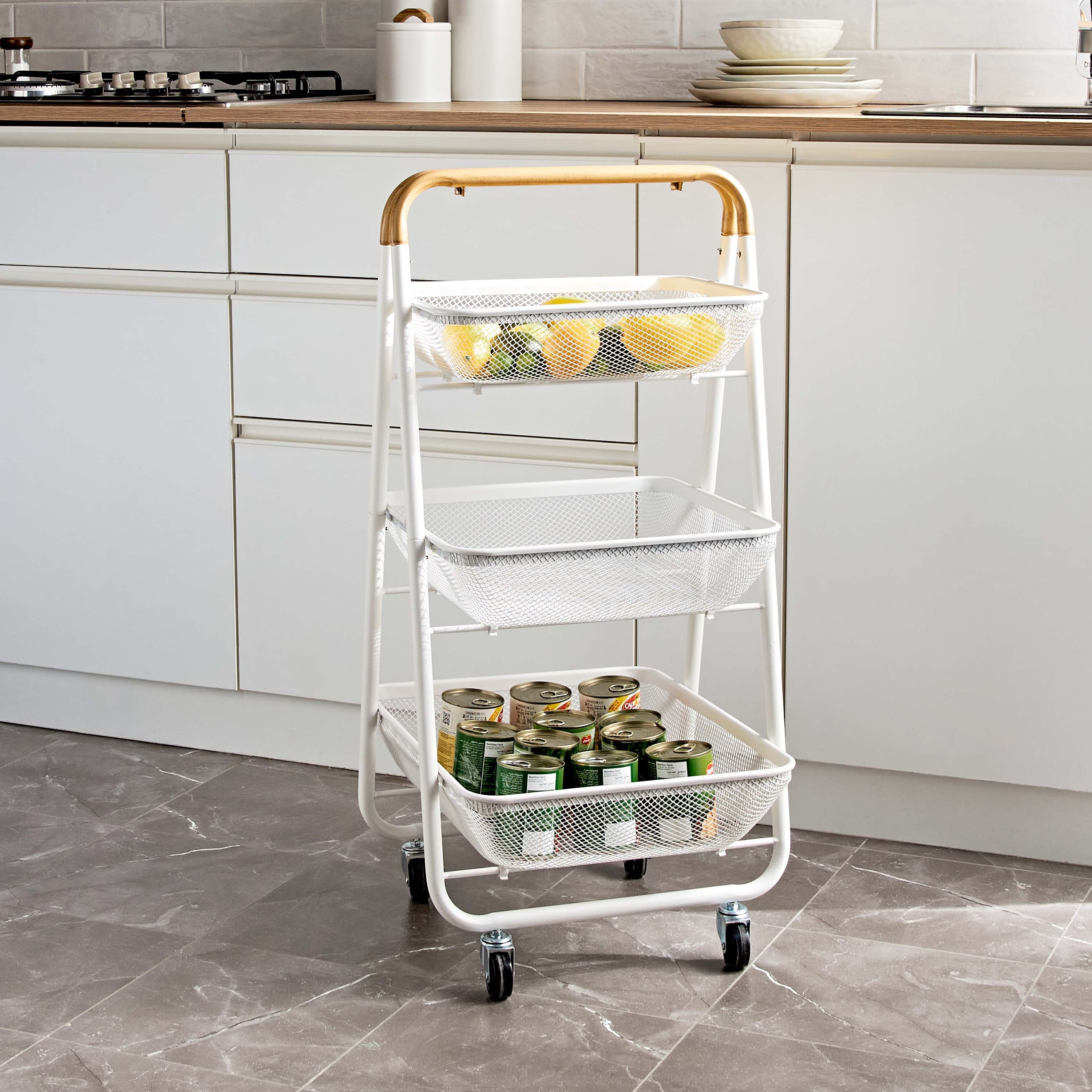 Latham 3-Tier Storage Trolley-household-kitchen-kitchenorganising-kitchentrolleys-image-5