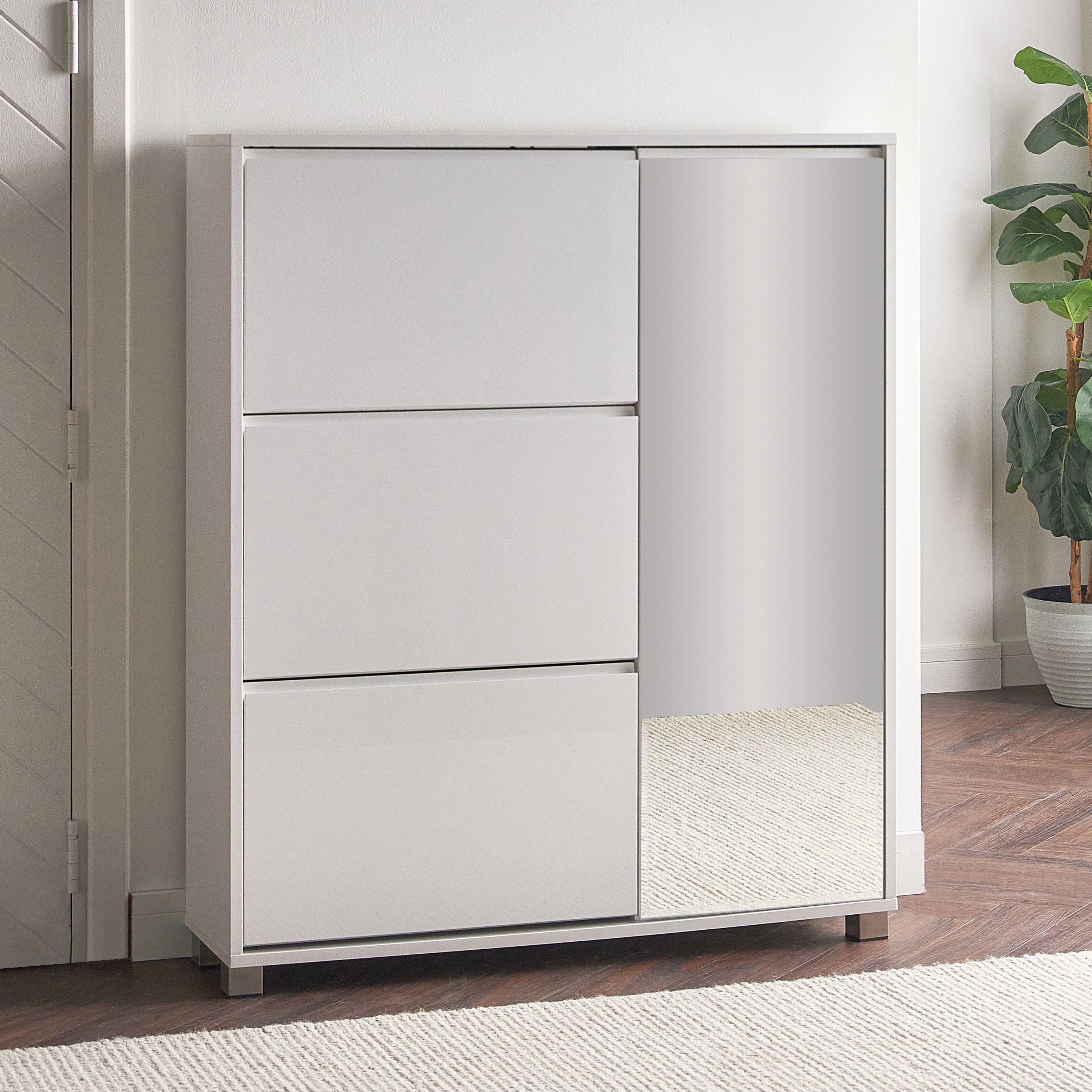 Verona 23-Pair Shoe Cabinet