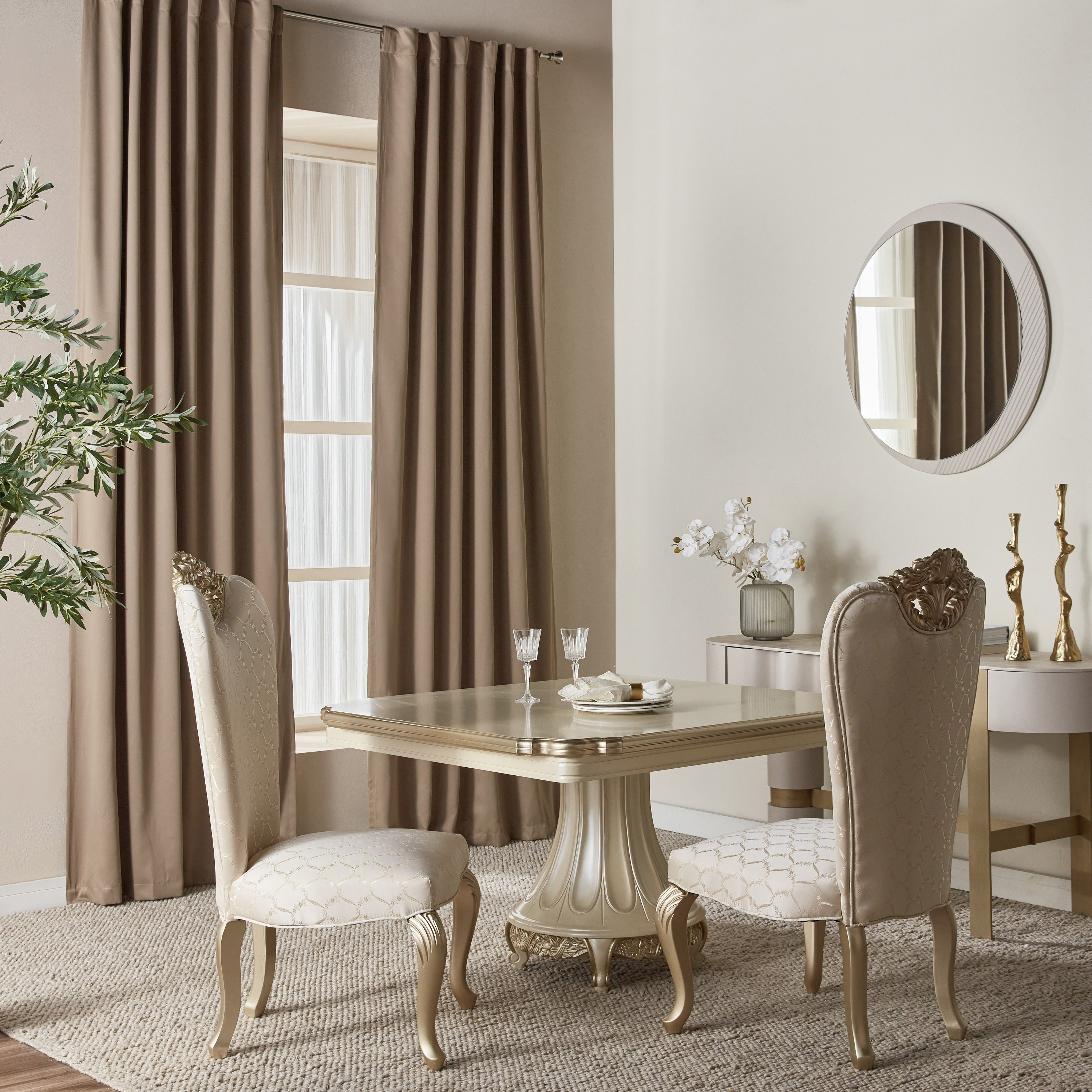 طقم ستائر تعتيم قطعتين - صن زيرو باكستر - 135x300 سم-household-windows-curtains-image-5