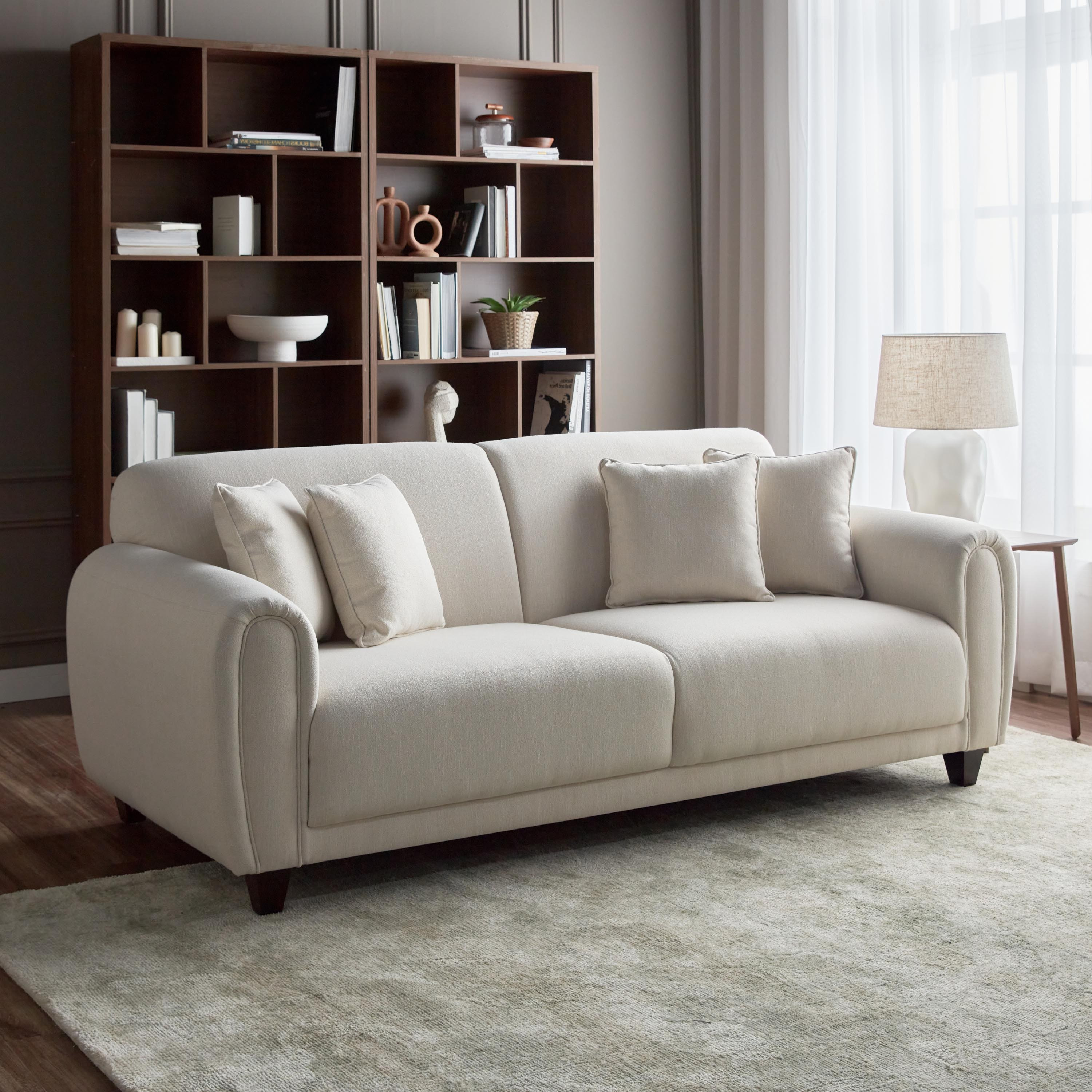 Gianna 3-Seater Fabric Sofa