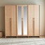 Japandi 6-Door Wardrobe-furniture-bedroom-wardrobes-image-2