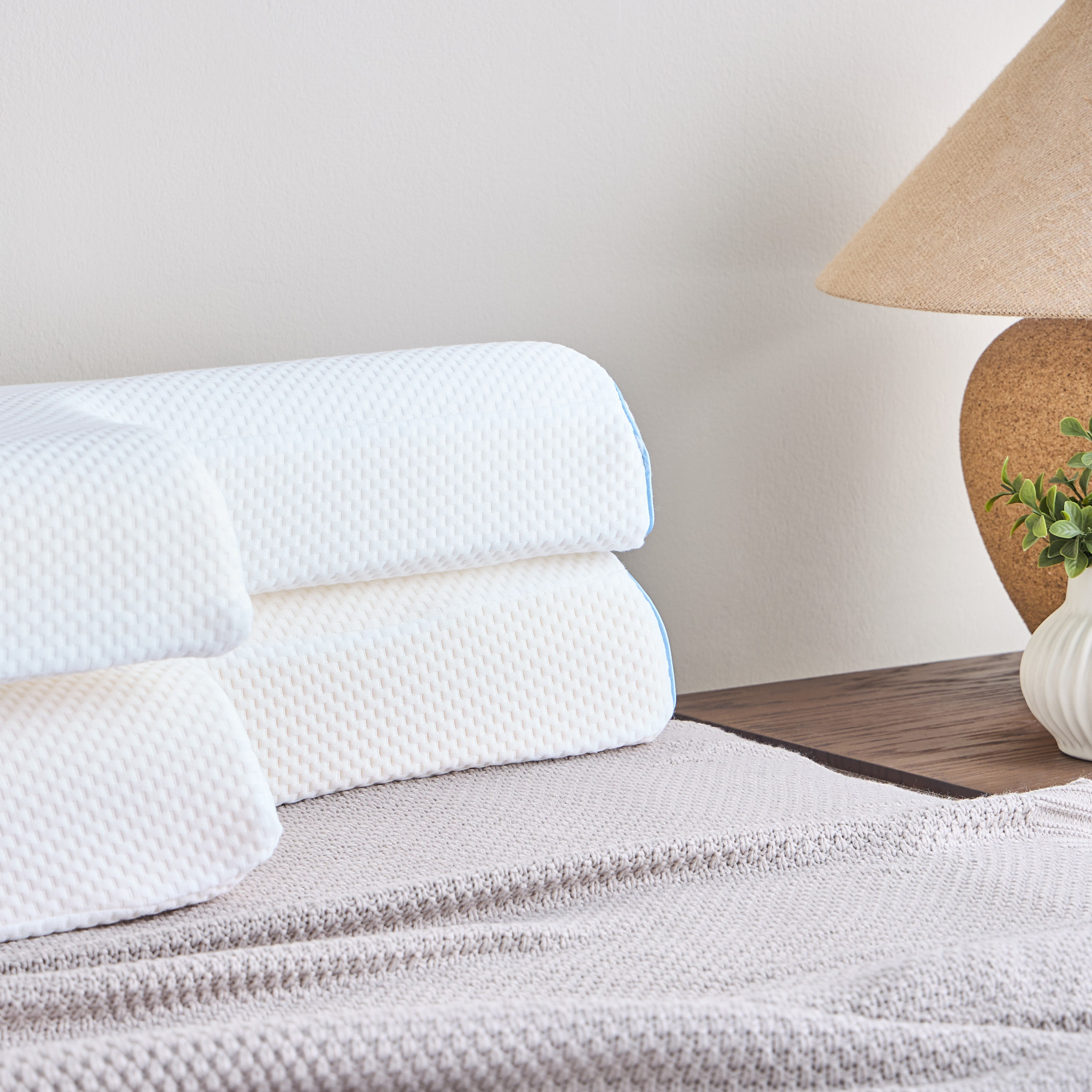 وسادة واحدة من الميموري فوم - كابل - 50x65 سم-household-bedding-pillows-image-3