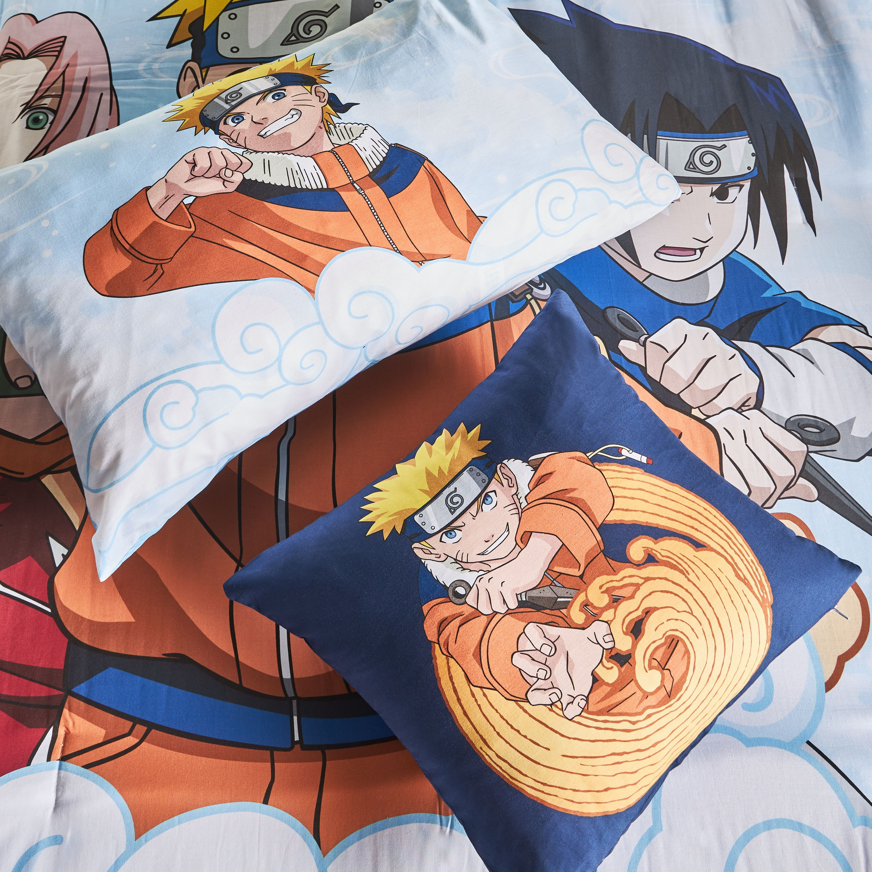 Naruto Cotton Printed 4-Piece Full Comforter and Sheet Set - 160x220 cm-babyandkids-beddingandwindows-bedding-comforters-image-4