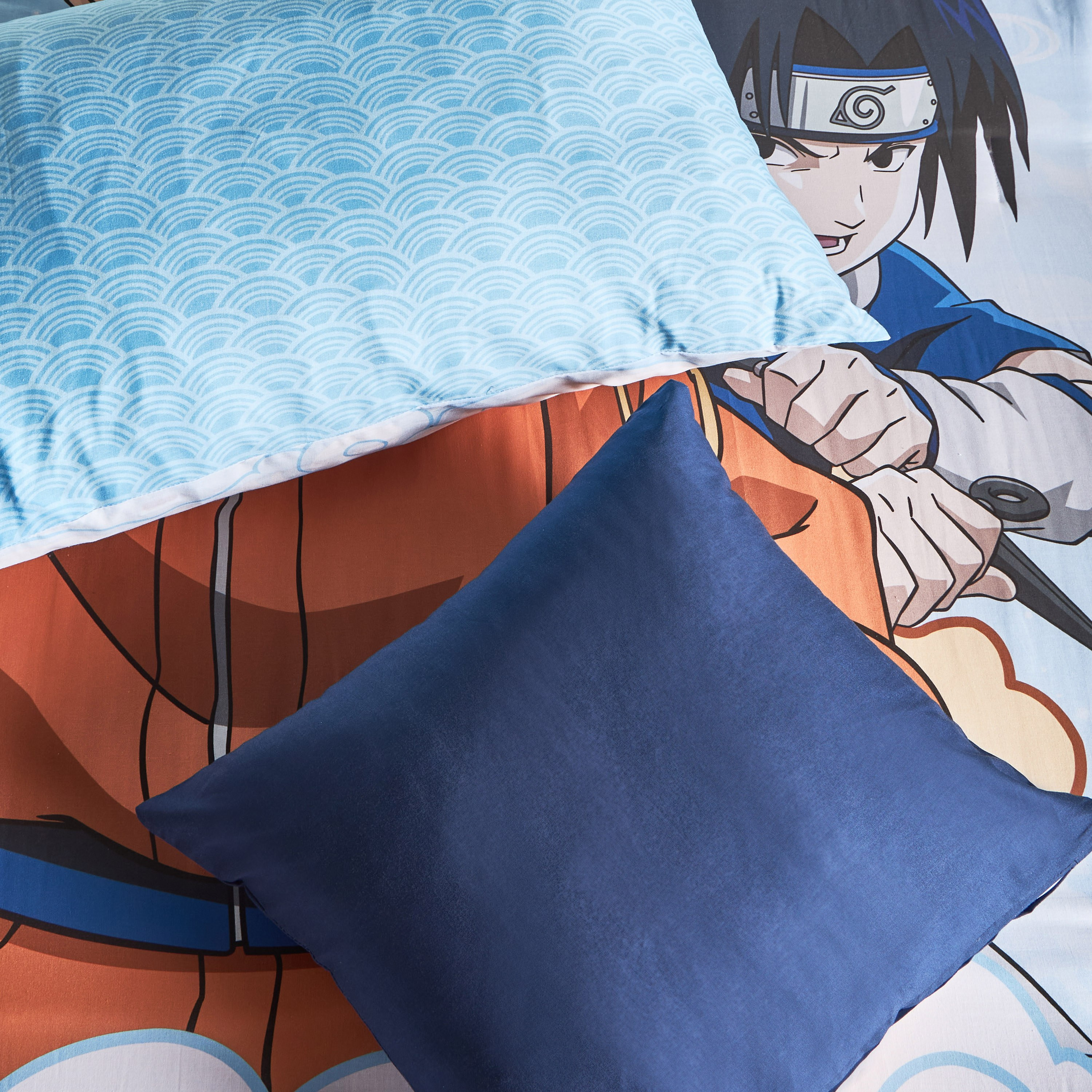 Naruto Cotton Printed 4-Piece Full Comforter and Sheet Set - 160x220 cm-babyandkids-beddingandwindows-bedding-comforters-image-5